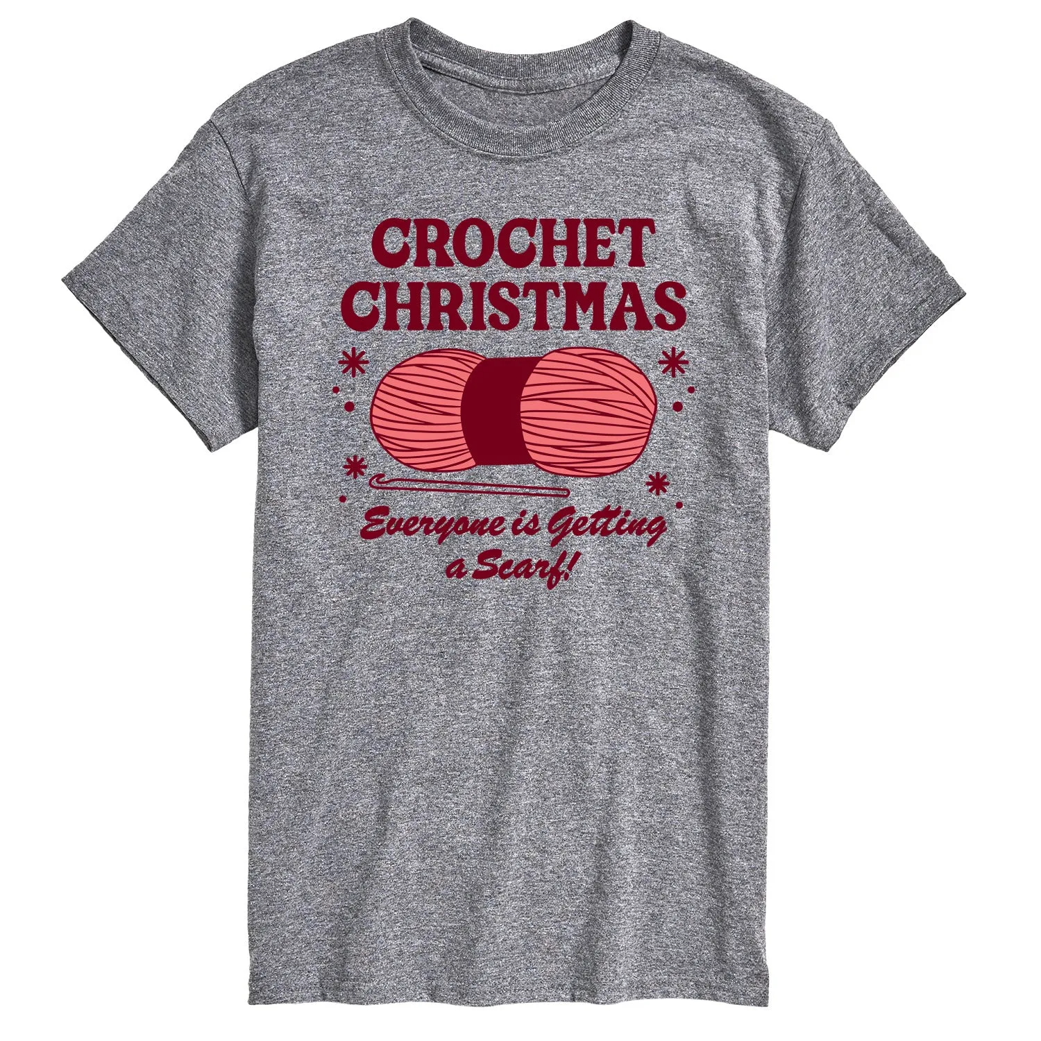 Instant Message - Crochet Christmas - Men's Short Sleeve Graphic T-shirt sold by Zulily