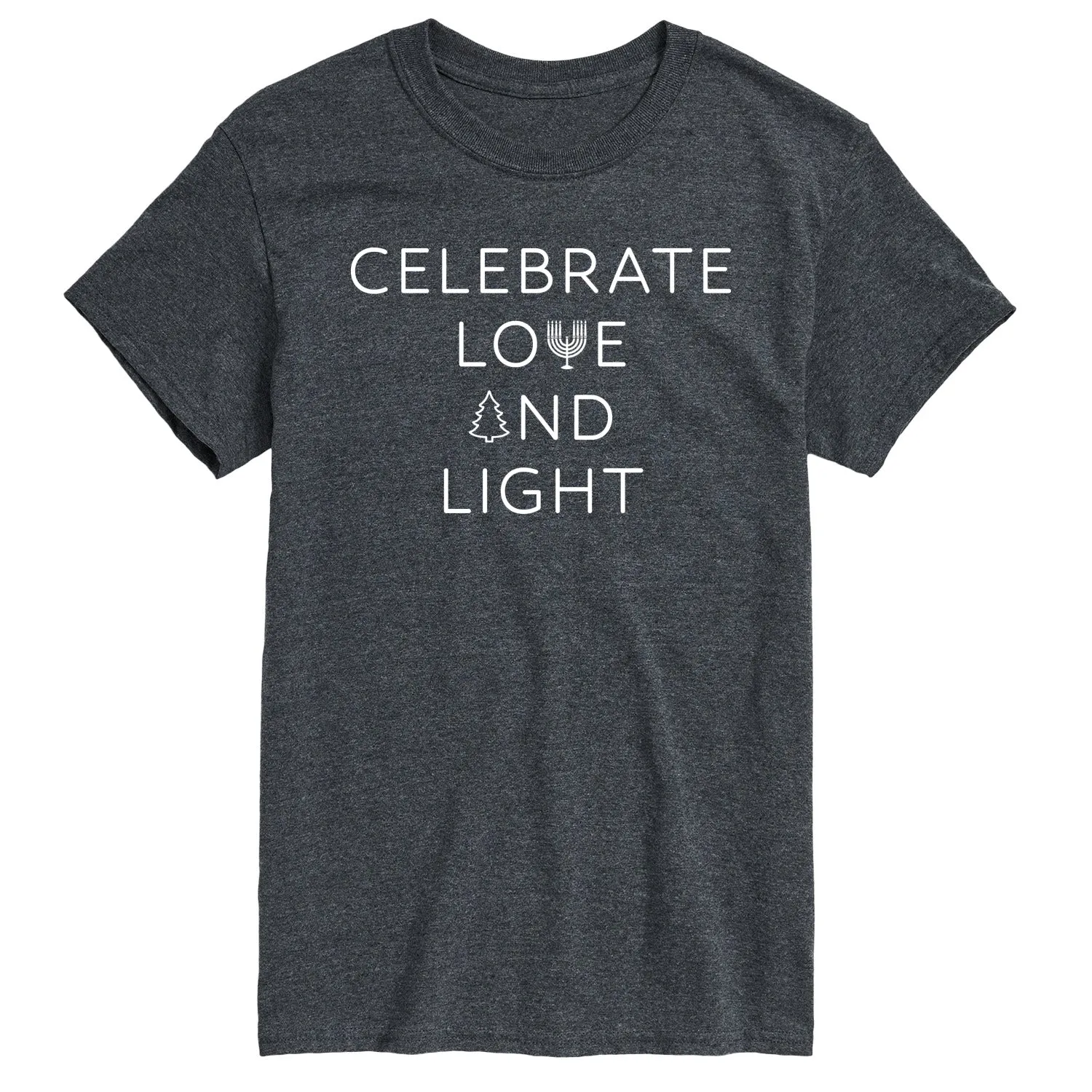 Instant Message - Celebrate Love And Light - Men's Short Sleeve Graphic T-shirt sold by Zulily product image thumbnail 3