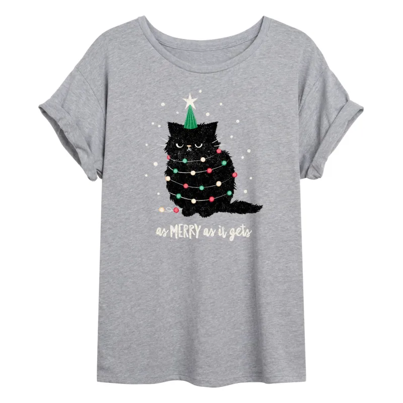 Instant Message - As Merry As It Gets - Womens Graphic T-shirt sold by Zulily