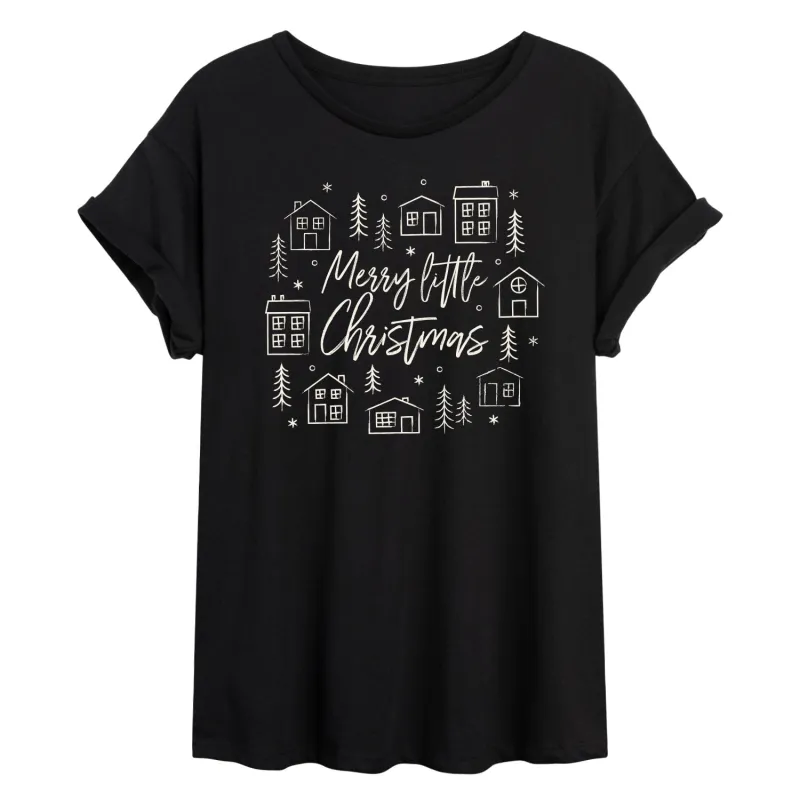 Instant Message - Merry Little Christmas - Women's Graphic T-shirt sold by Zulily