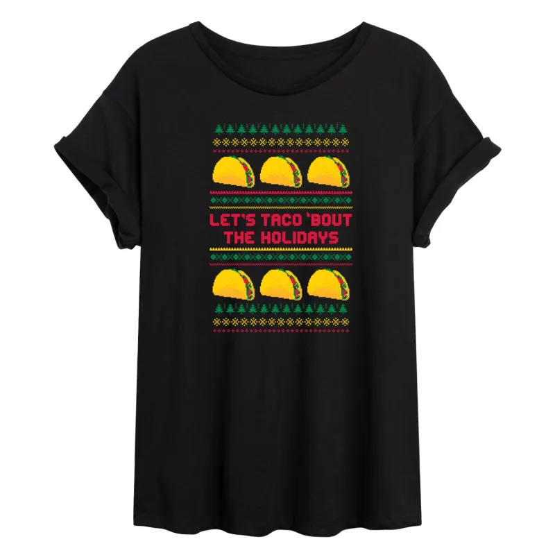 Instant Message - Lets Taco Bout The Holidays - Women's Graphic T-shirt made by Zulily