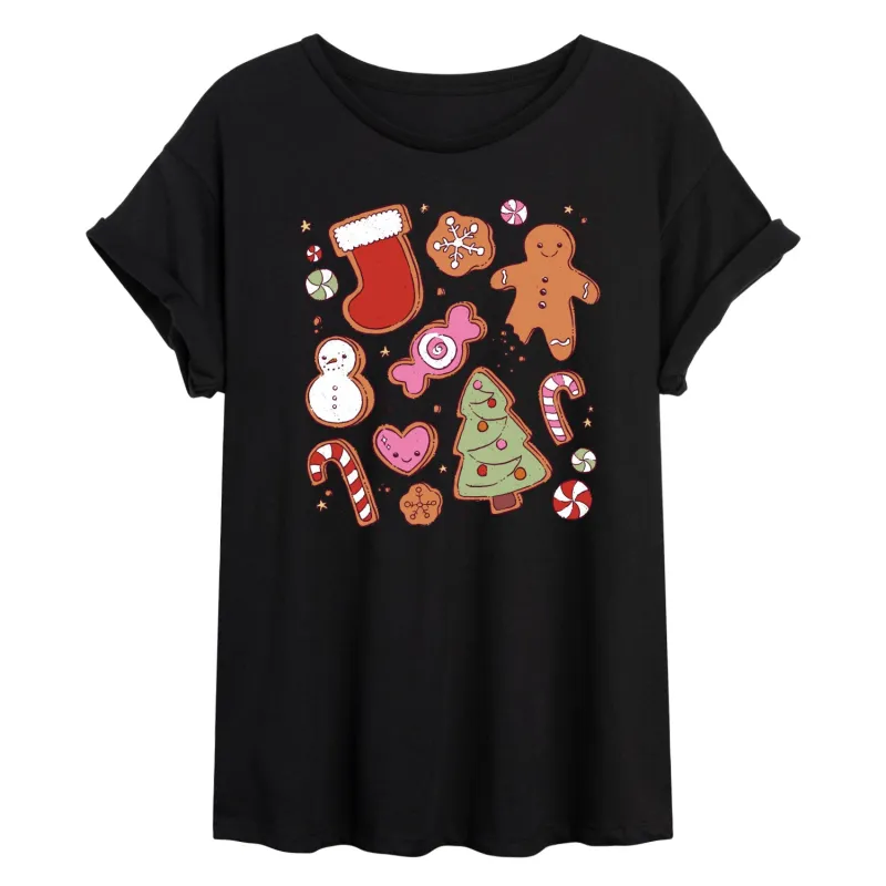 Instant Message - Kawaii Christmas Treats - Women's Graphic T-shirt sold by Zulily