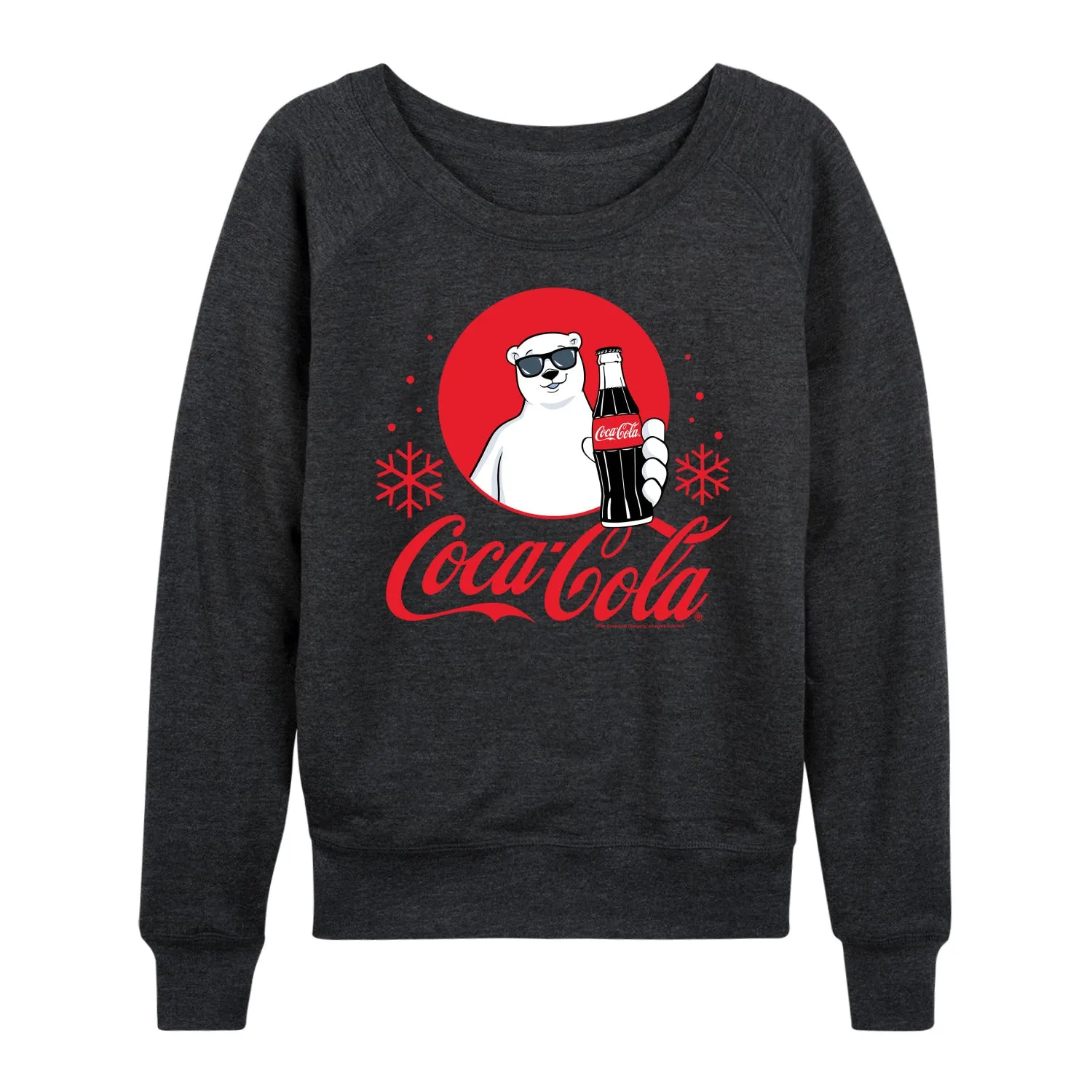 Coca-Cola - Polar Bear Circle - Women's French Terry Long Sleeve Pullover sold by Zulily product image thumbnail 4