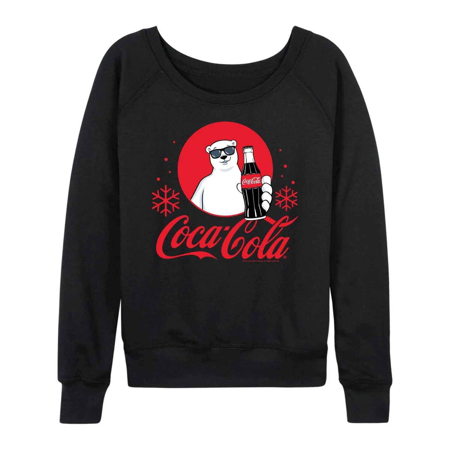 Coca-Cola - Polar Bear Circle - Women's French Terry Long Sleeve Pullover sold by Zulily product image thumbnail 5