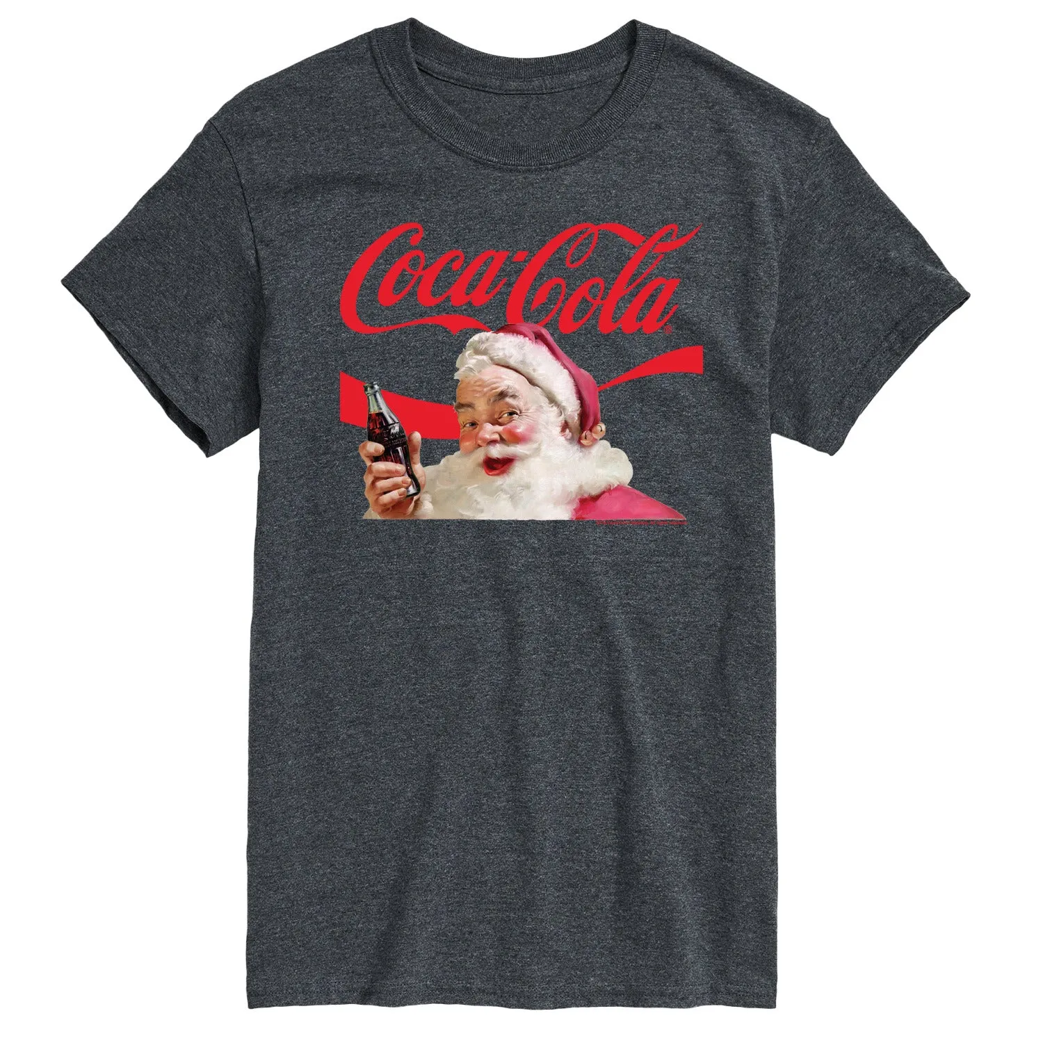 Coca-Cola - Santa Closeup - Men's Short Sleeve Graphic T-shirt sold by Zulily product image thumbnail 5