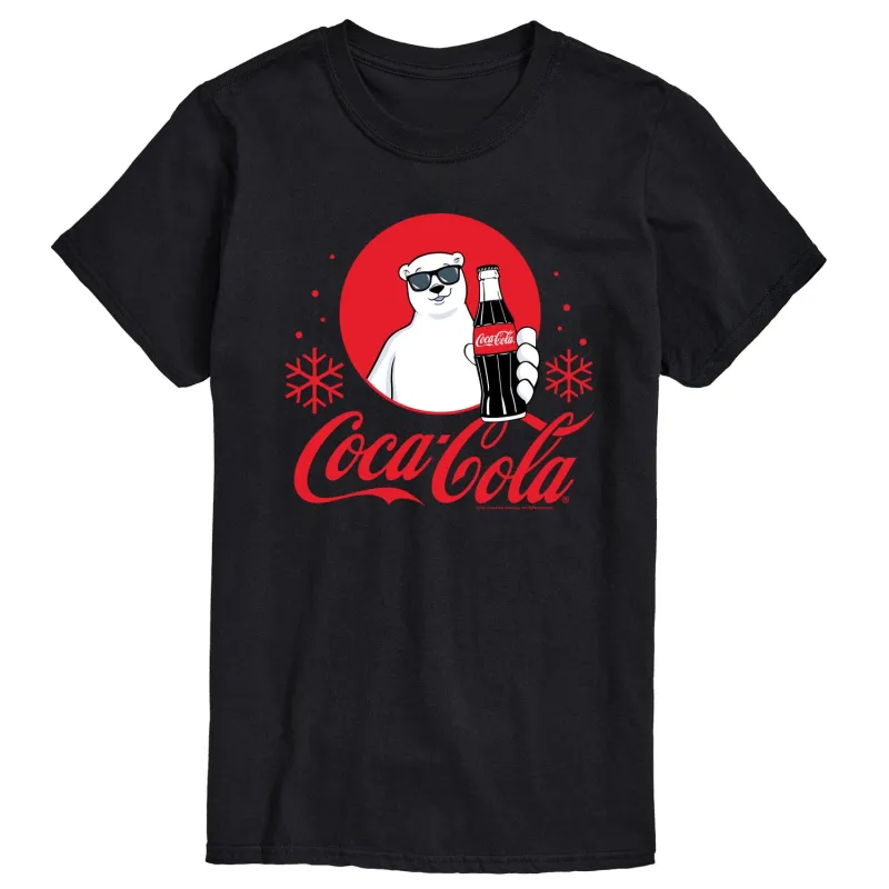 Coca-Cola - Polar Bear Circle - Men's Short Sleeve Graphic T-shirt sold by Zulily