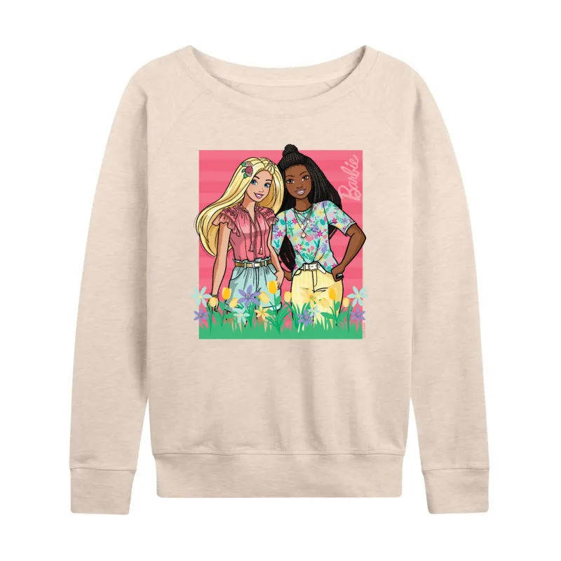Barbie - Easter - Best Buddies - Women's Lightweight French Terry Long Sleeve Shirt sold by Zulily