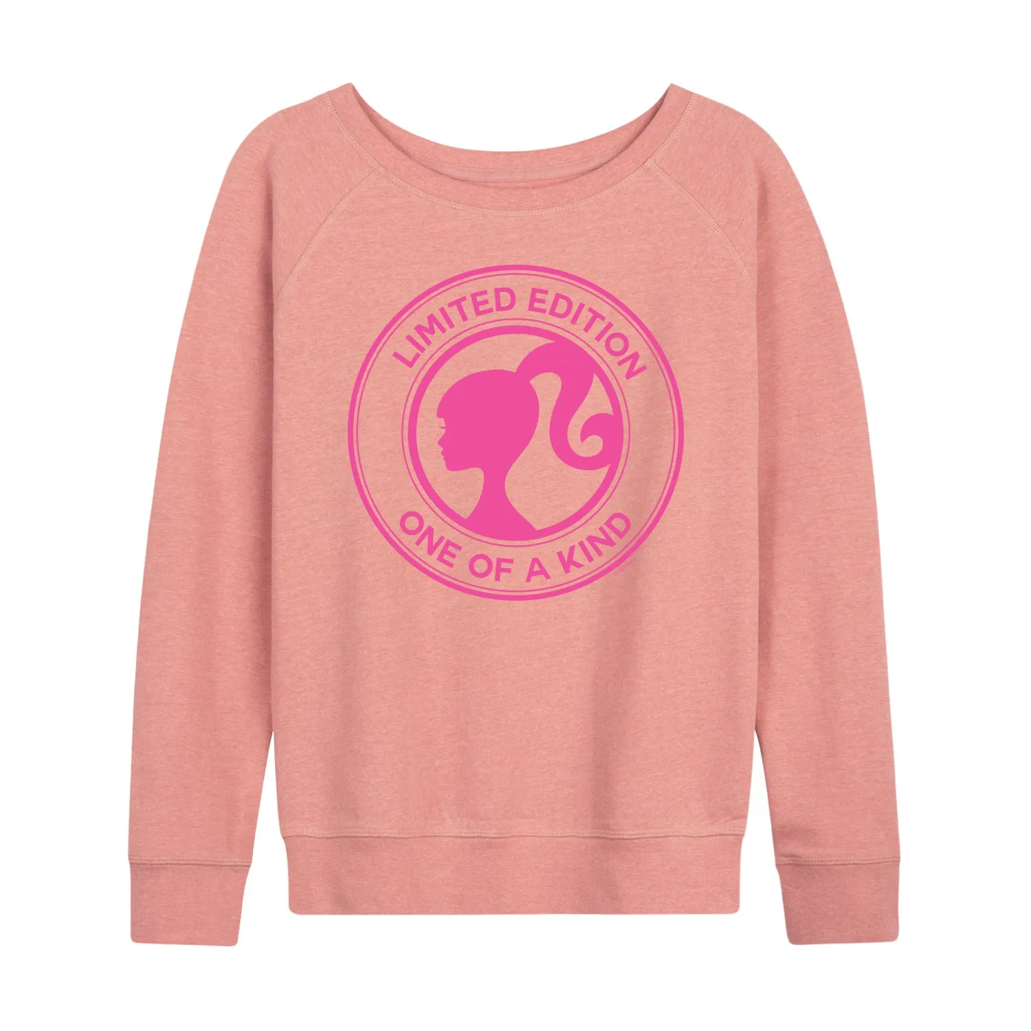 Barbie - Limited Edition One Of A Kind - Women's Lightweight French Terry Long Sleeve Shirt sold by Zulily