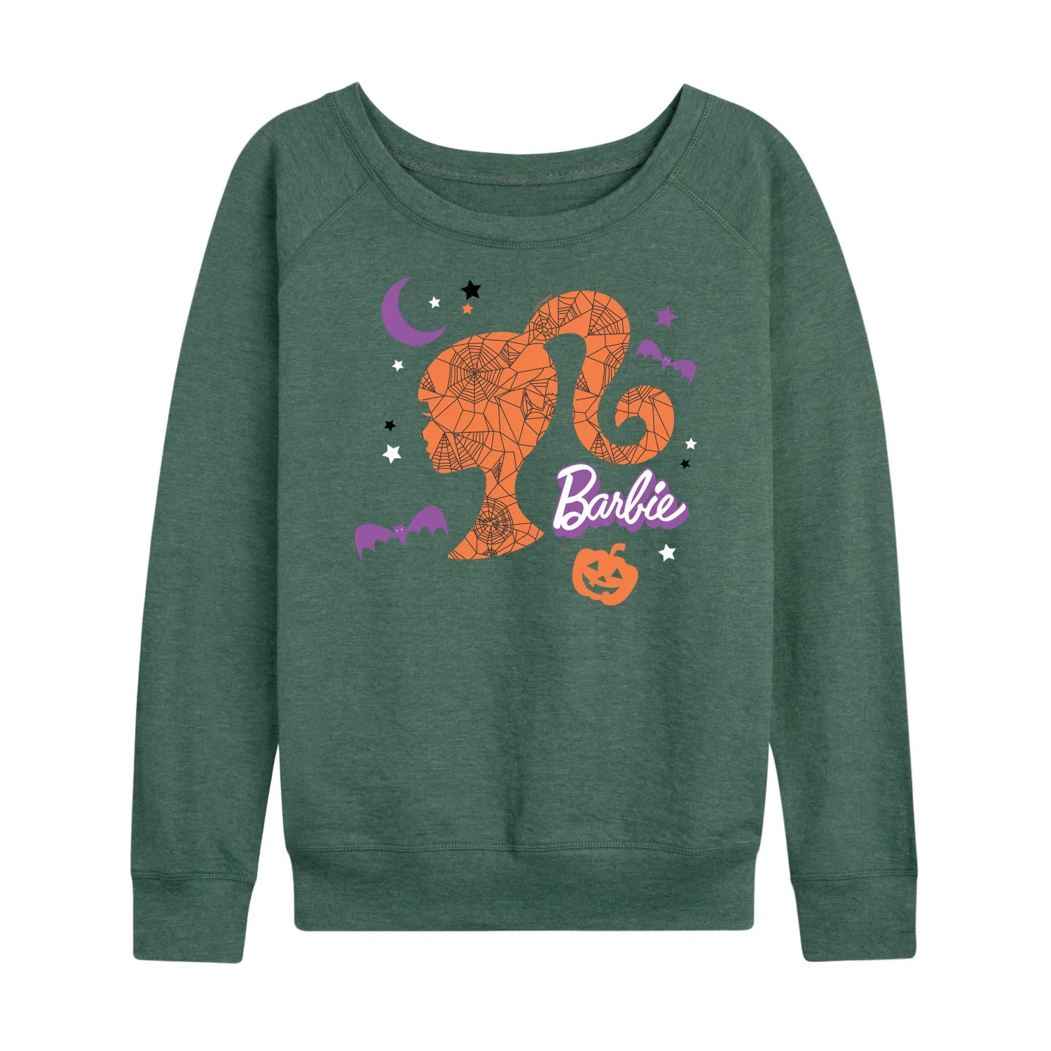 Barbie - Witch Sihlouette - Women's Lightweight French Terry Long Sleeve Shirt sold by Zulily product image thumbnail 4