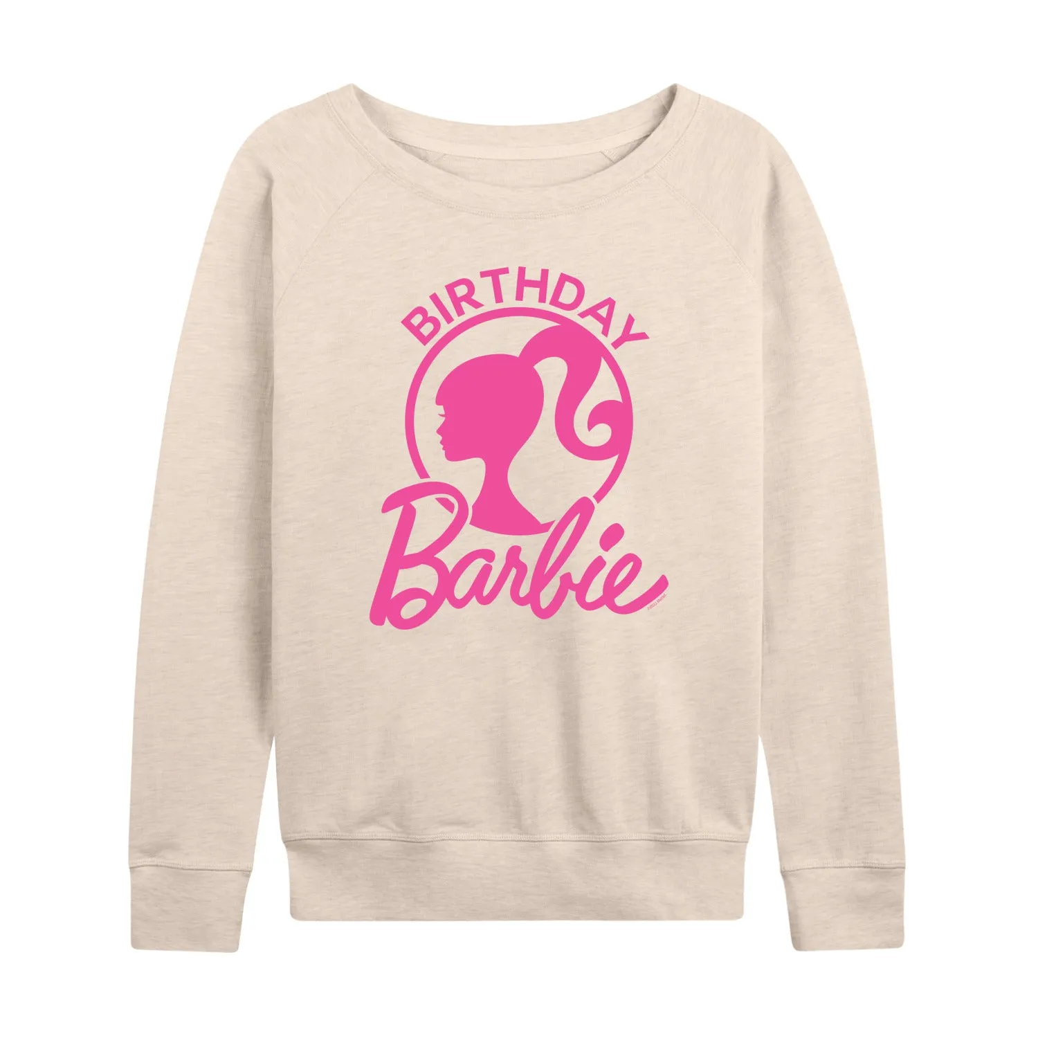 Barbie - Birthday - Women's Lightweight French Terry Long Sleeve Shirt sold by Zulily