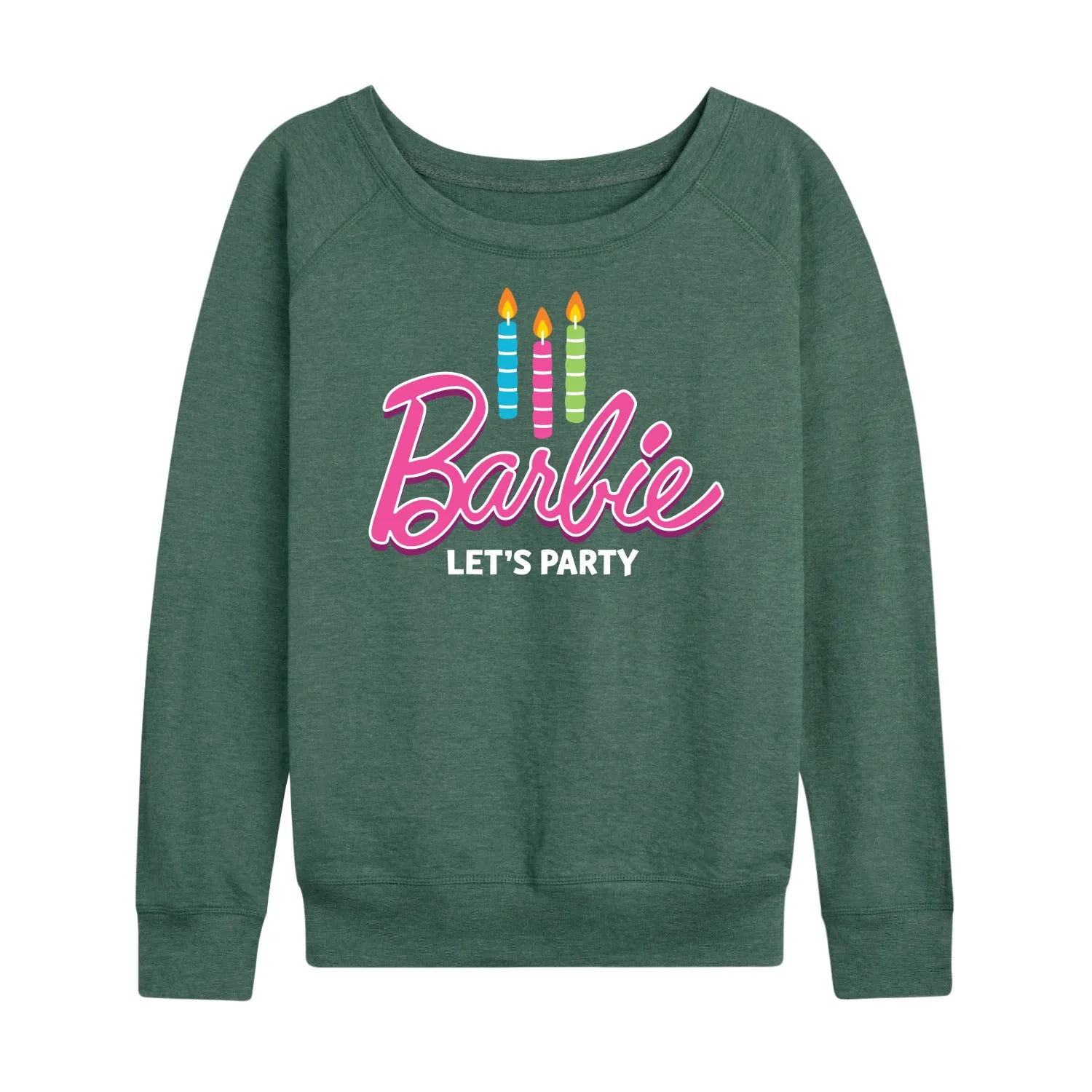 Barbie - Let's Party - Women's Lightweight French Terry Long Sleeve Shirt sold by Zulily product image thumbnail 5