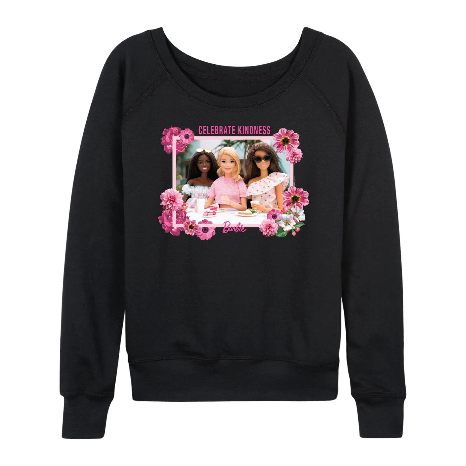 Barbie - Brunch Barbie - Celebrate Kindness - Women's Lightweight French Terry Long Sleeve Shirt sold by Zulily product image thumbnail 4