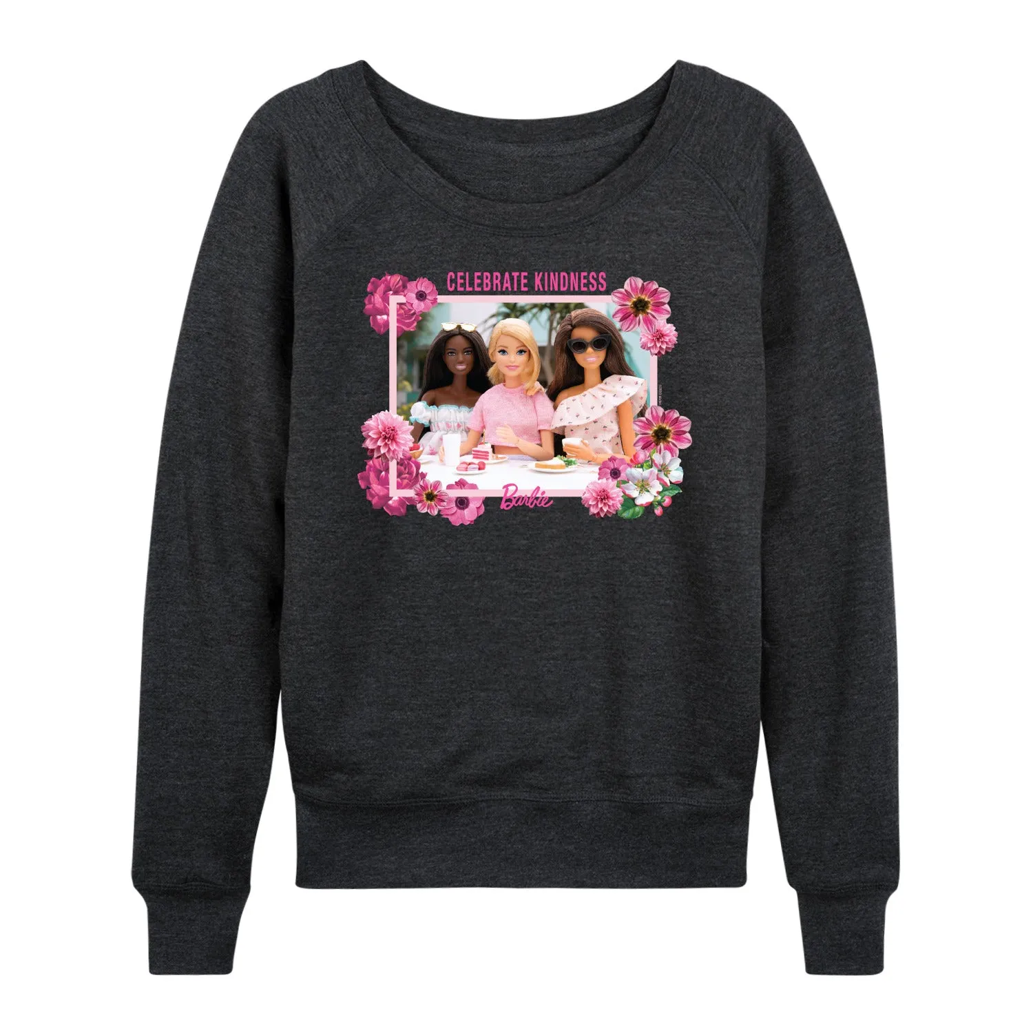 Barbie - Brunch Barbie - Celebrate Kindness - Women's Lightweight French Terry Long Sleeve Shirt sold by Zulily product image thumbnail 5