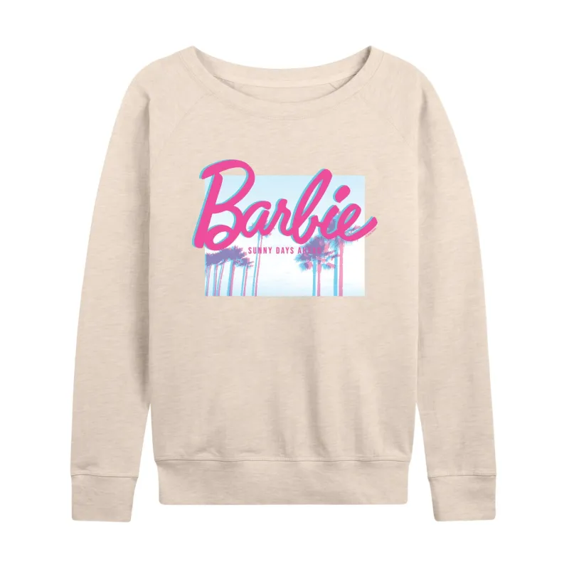 Barbie - Sunny Days Ahead - Glitch - Women's Lightweight French Terry Long Sleeve Shirt sold by Zulily