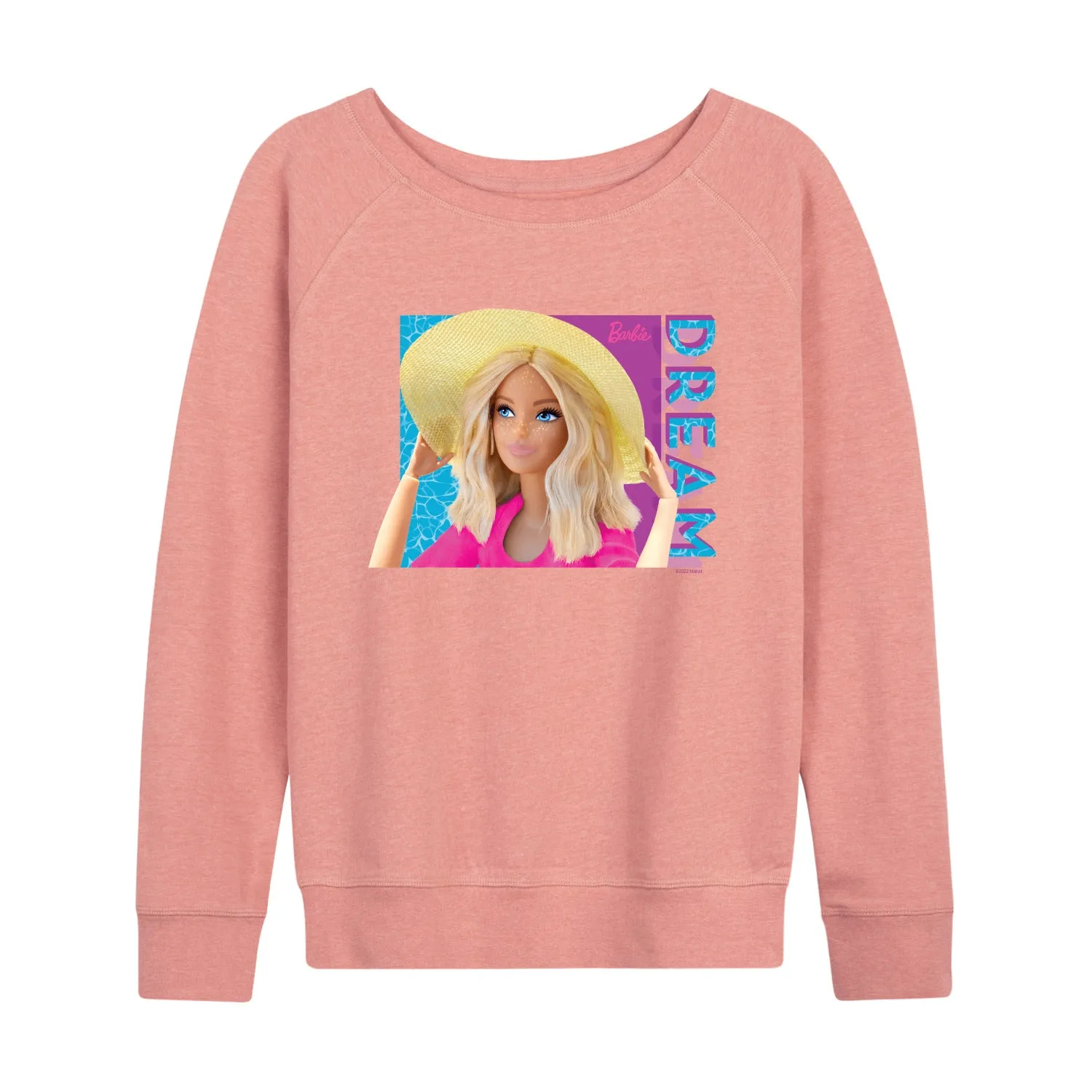 Barbie - Dream - Sun Hat - Women's Lightweight French Terry Long Sleeve Shirt sold by Zulily