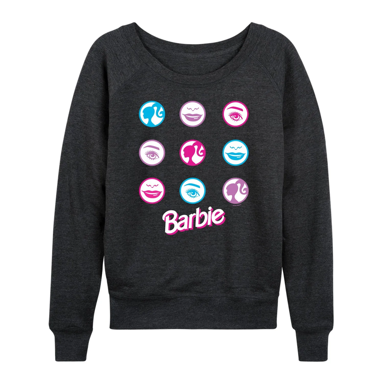 Barbie - Iconic Features of Barbie - Women's Lightweight French Terry Long Sleeve Shirt sold by Zulily product image thumbnail 5