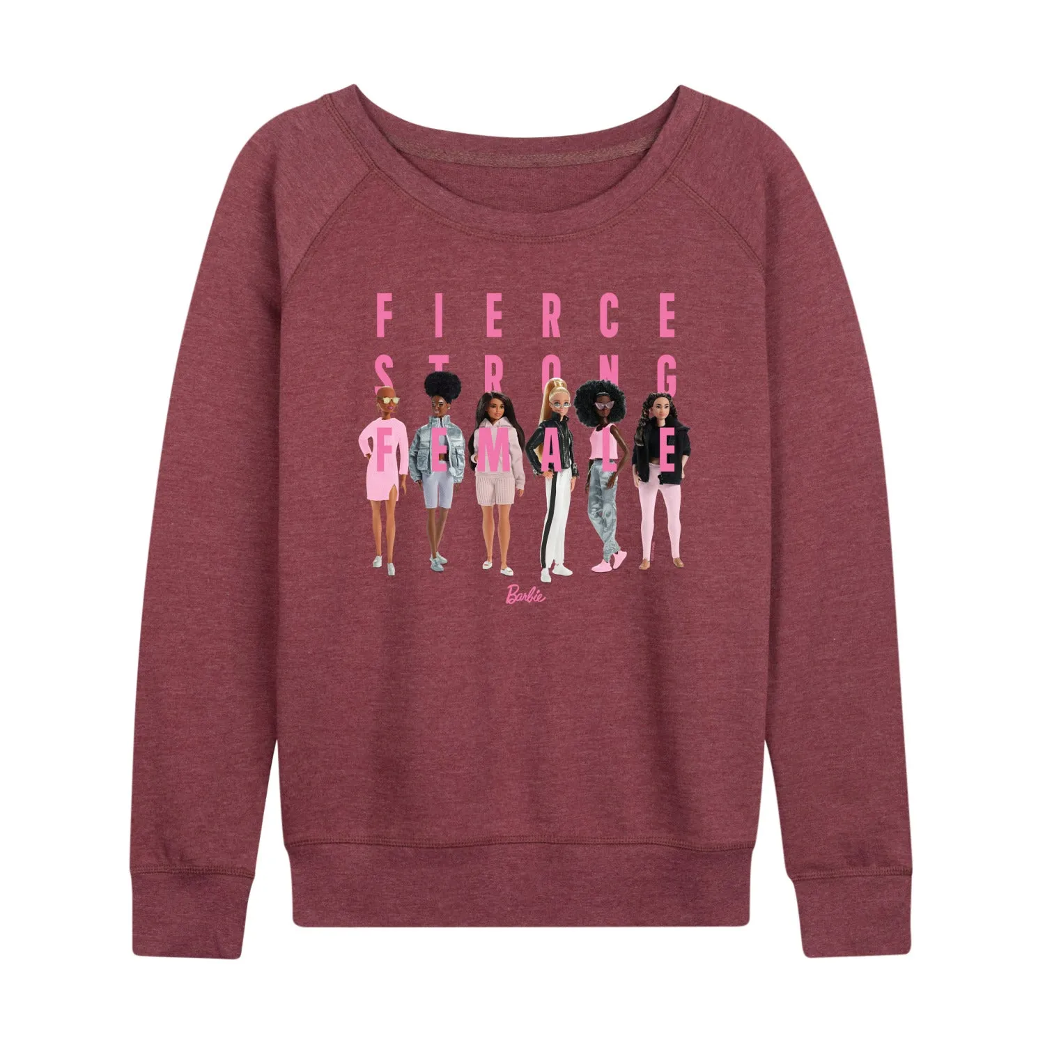 Barbie - Fierce Strong Female - Boss Barbie - Women's Lightweight French Terry Long Sleeve Shirt sold by Zulily product image thumbnail 5