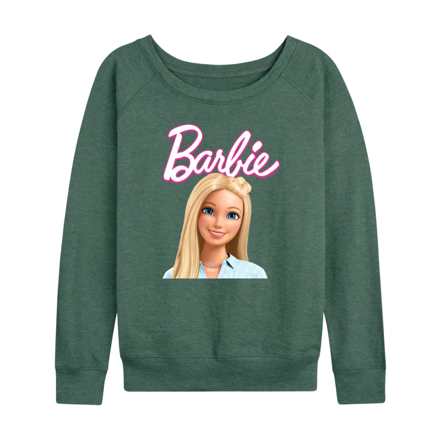 Barbie - Original Barbie Doll - Women's Lightweight French Terry Long Sleeve Shirt sold by Zulily product image thumbnail 4