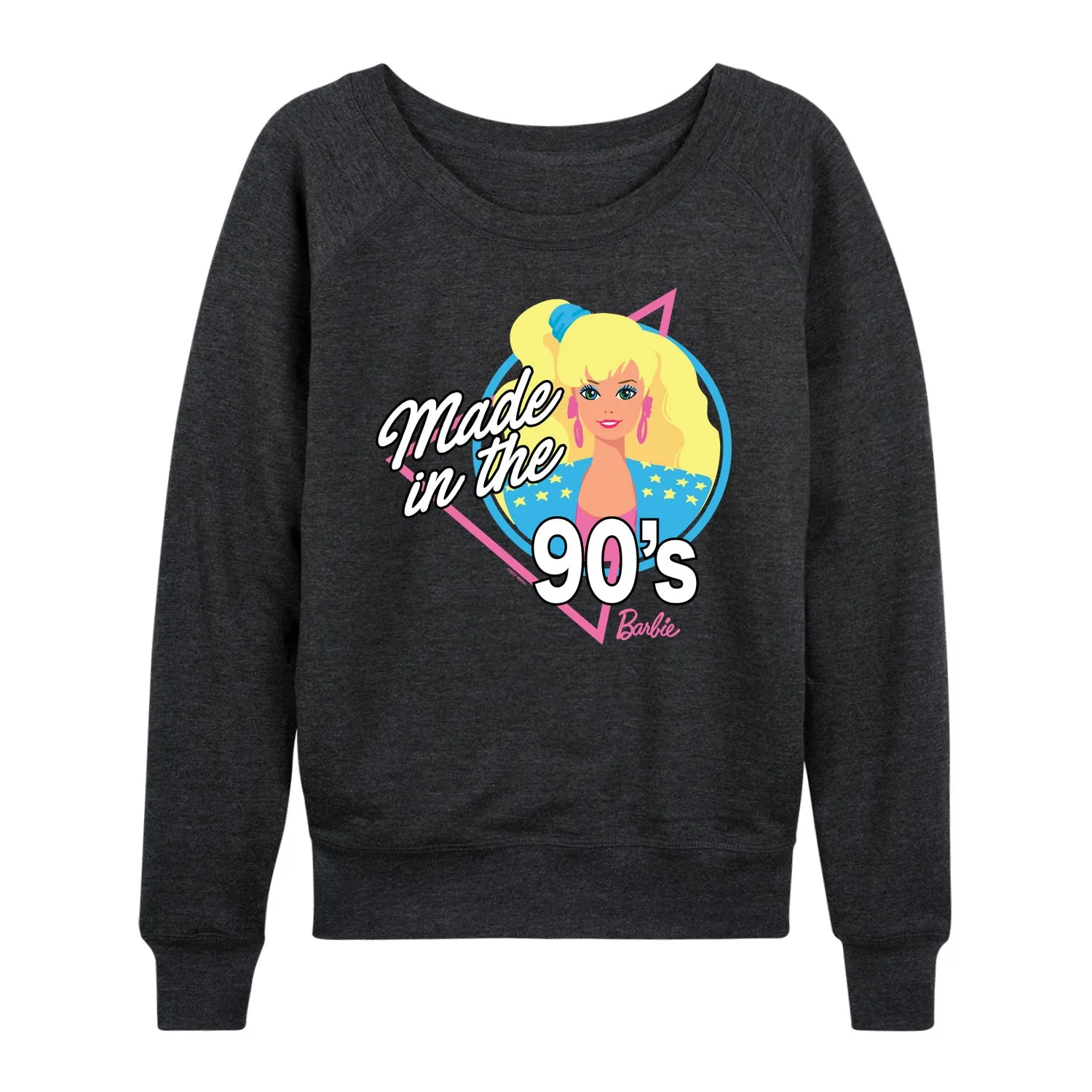 Barbie - Made in the 90's - Classic Barbie - Women's Lightweight French Terry Long Sleeve Shirt sold by Zulily product image thumbnail 5