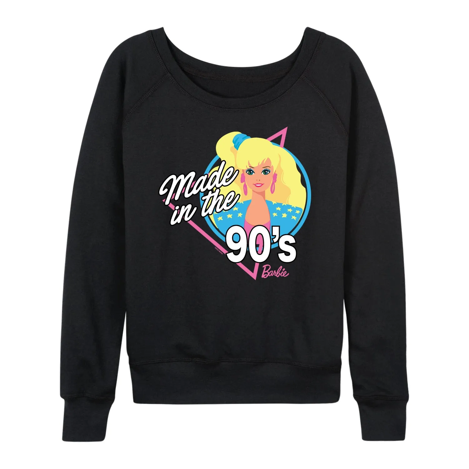 Barbie - Made in the 90's - Classic Barbie - Women's Lightweight French Terry Long Sleeve Shirt sold by Zulily product image thumbnail 4