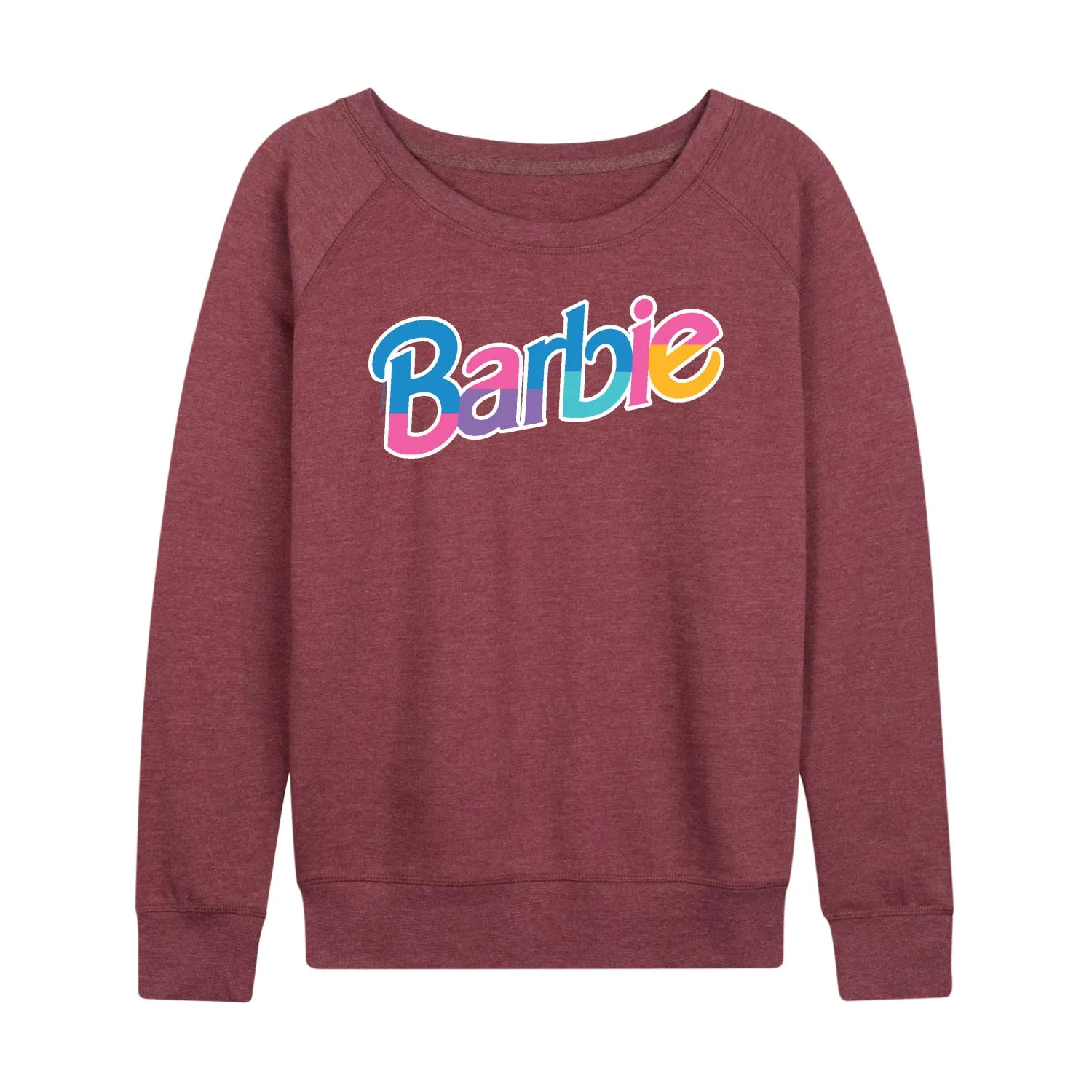 Barbie - Colorful Logo - Women's Lightweight French Terry Long Sleeve Shirt sold by Zulily product image thumbnail 5