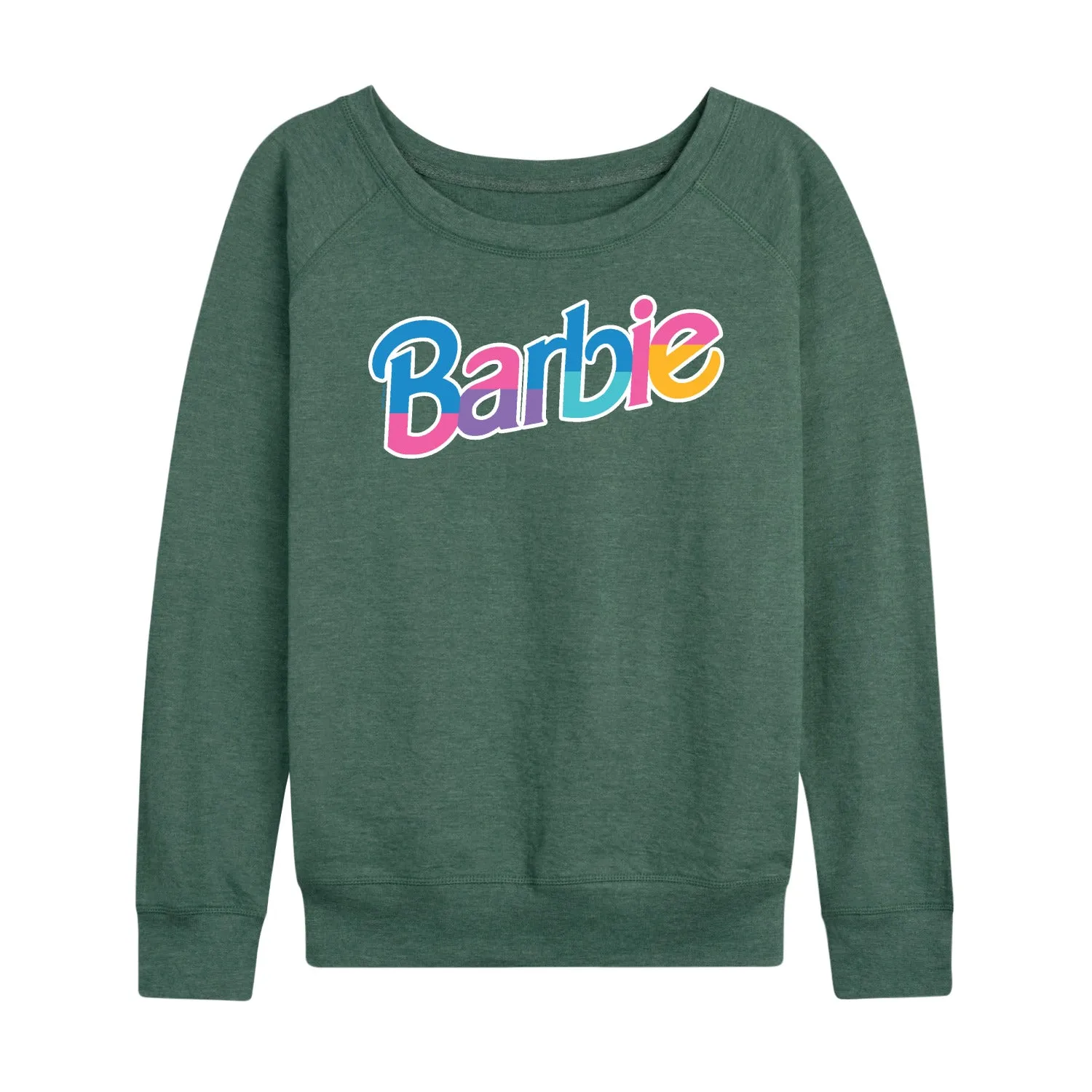 Barbie - Colorful Logo - Women's Lightweight French Terry Long Sleeve Shirt sold by Zulily product image thumbnail 4