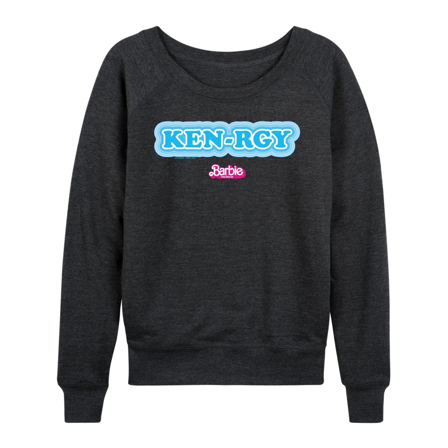 Barbie The Movie - Kenrgy Blue - Women's Lightweight French Terry Long Sleeve Shirt sold by Zulily product image thumbnail 4