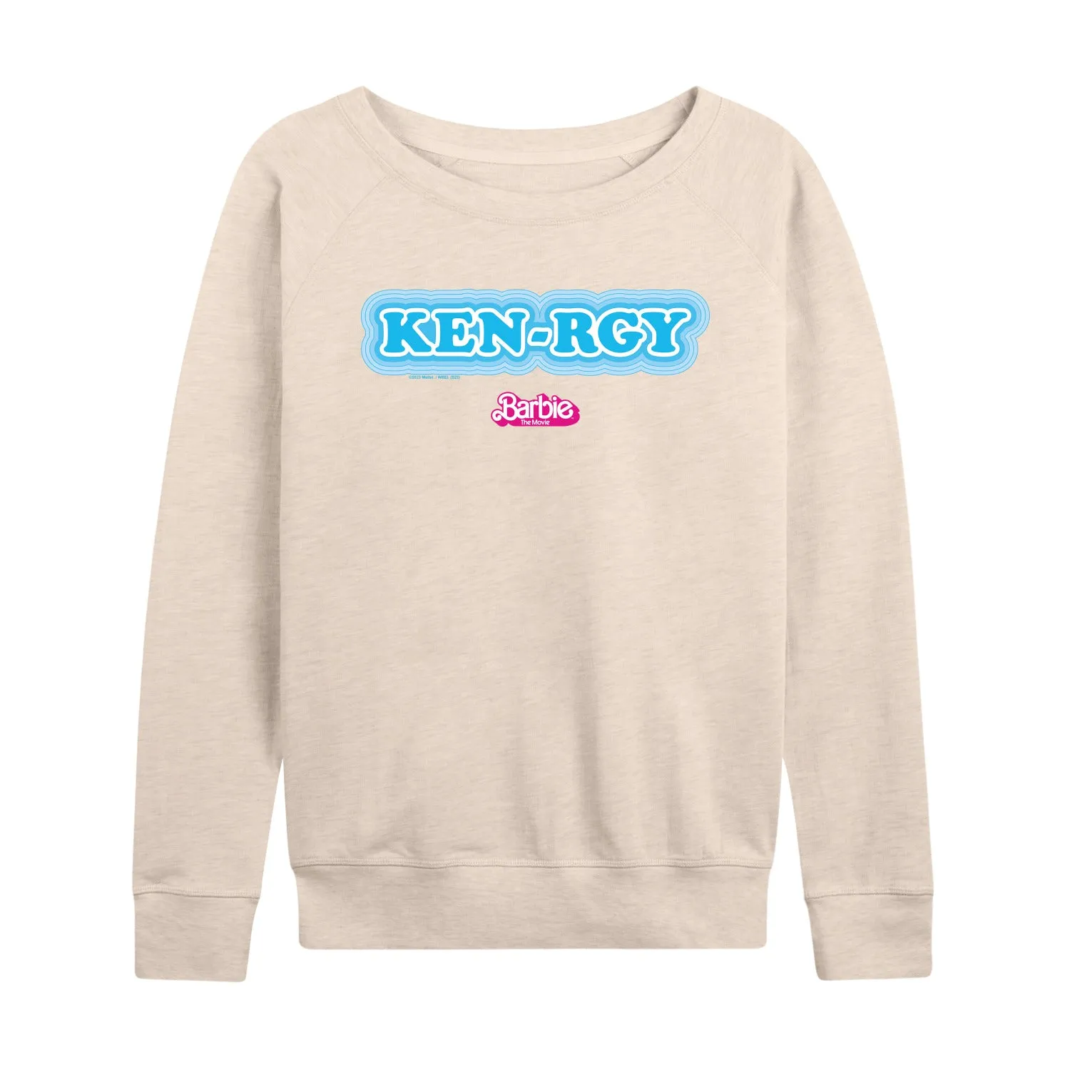 Barbie The Movie - Kenrgy Blue - Women's Lightweight French Terry Long Sleeve Shirt sold by Zulily