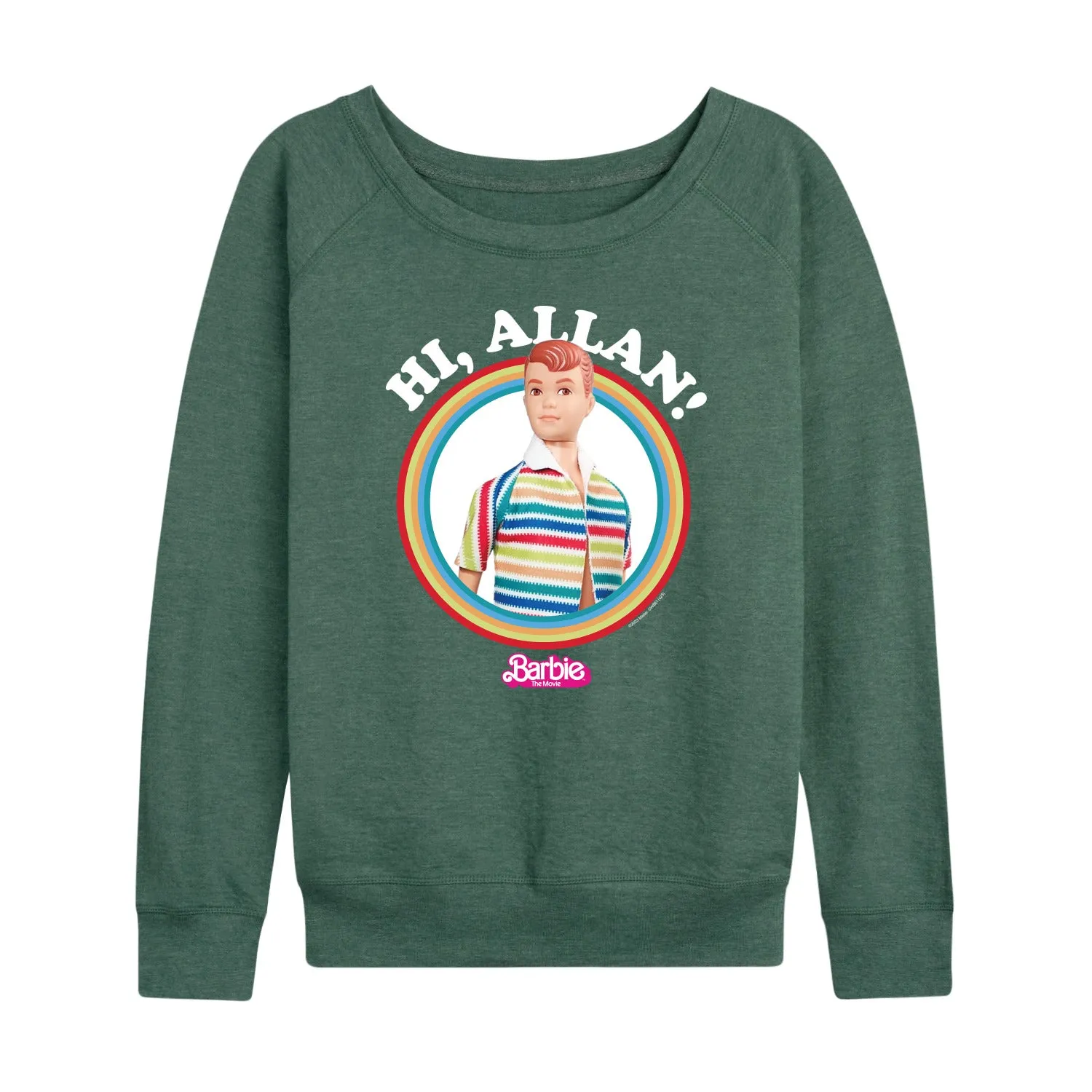 Barbie the Movie - Hi Allan - Women's Lightweight French Terry Long Sleeve Shirt sold by Zulily product image thumbnail 4