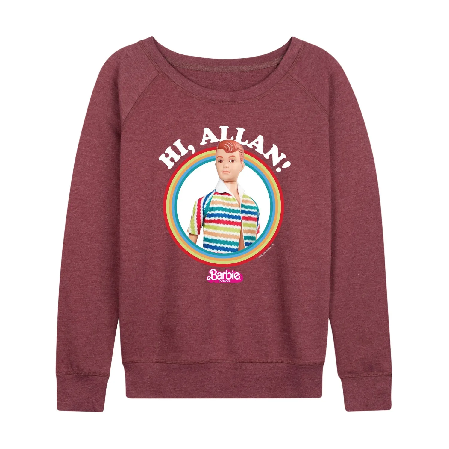 Barbie the Movie - Hi Allan - Women's Lightweight French Terry Long Sleeve Shirt sold by Zulily product image thumbnail 5
