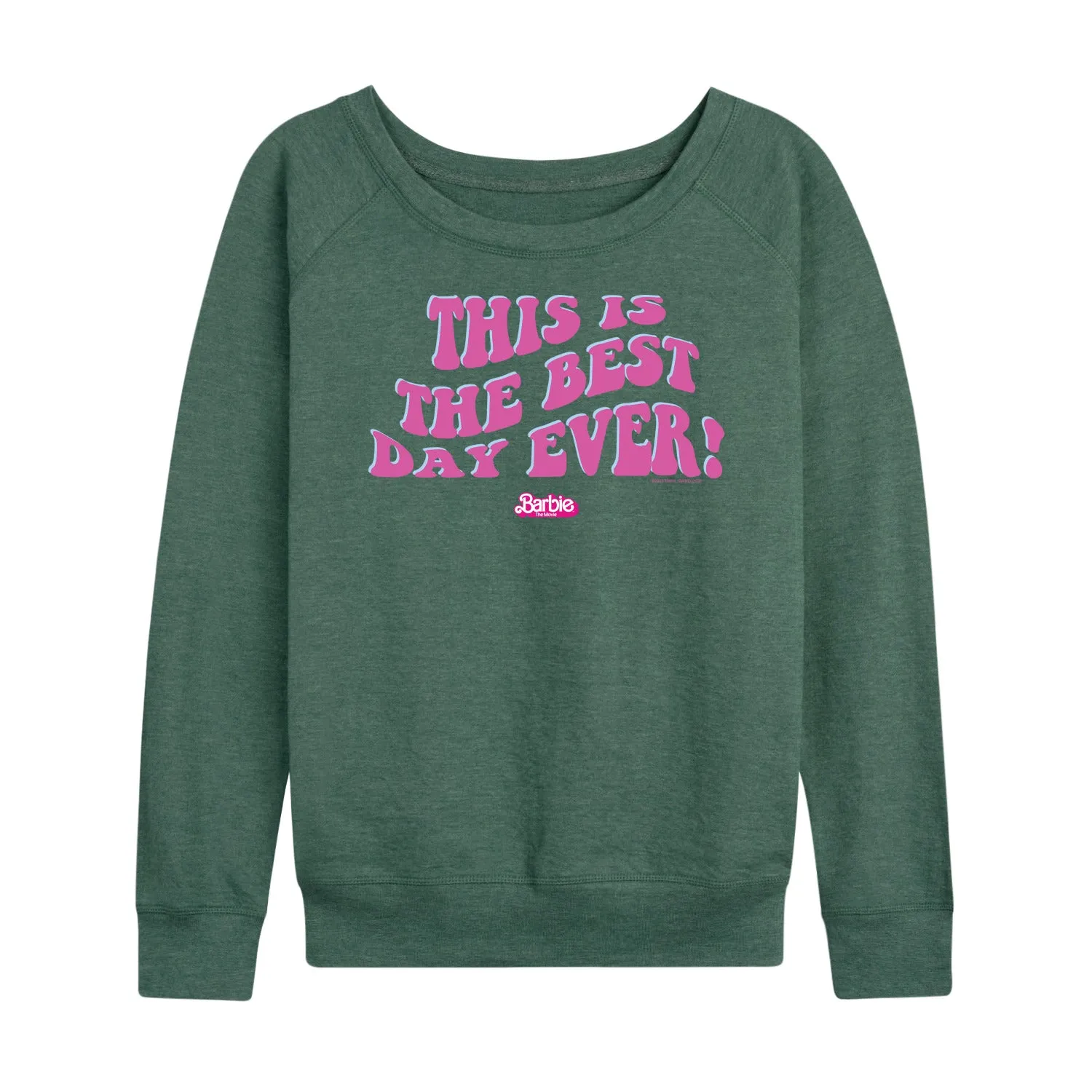Barbie the Movie - Best Day Ever - Women's Lightweight French Terry Long Sleeve Shirt sold by Zulily product image thumbnail 5