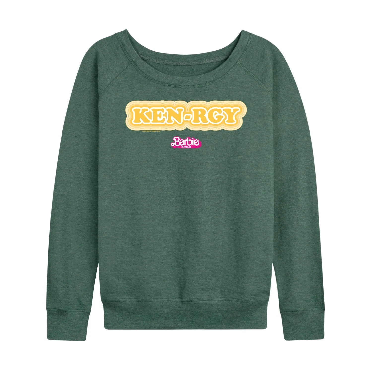 Barbie The Movie - Kenrgy Orange - Women's Lightweight French Terry Long Sleeve Shirt sold by Zulily product image thumbnail 4