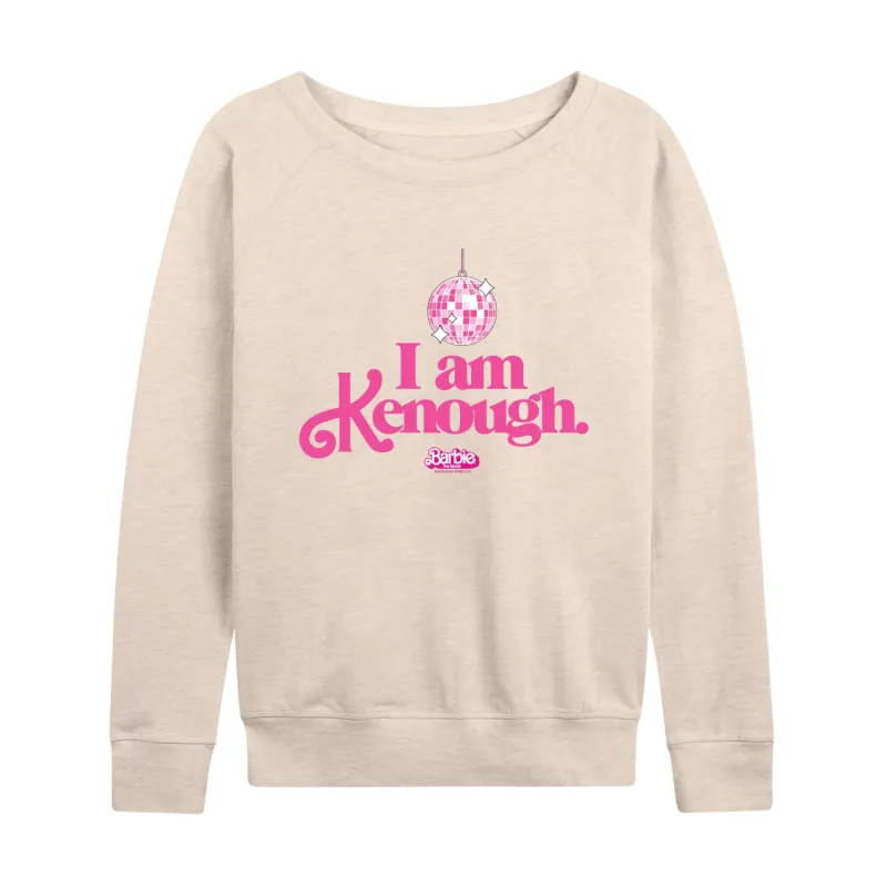 Barbie The Movie - I Am Kenough Disco Ball - Women's Lightweight French Terry Long Sleeve Shirt sold by Zulily