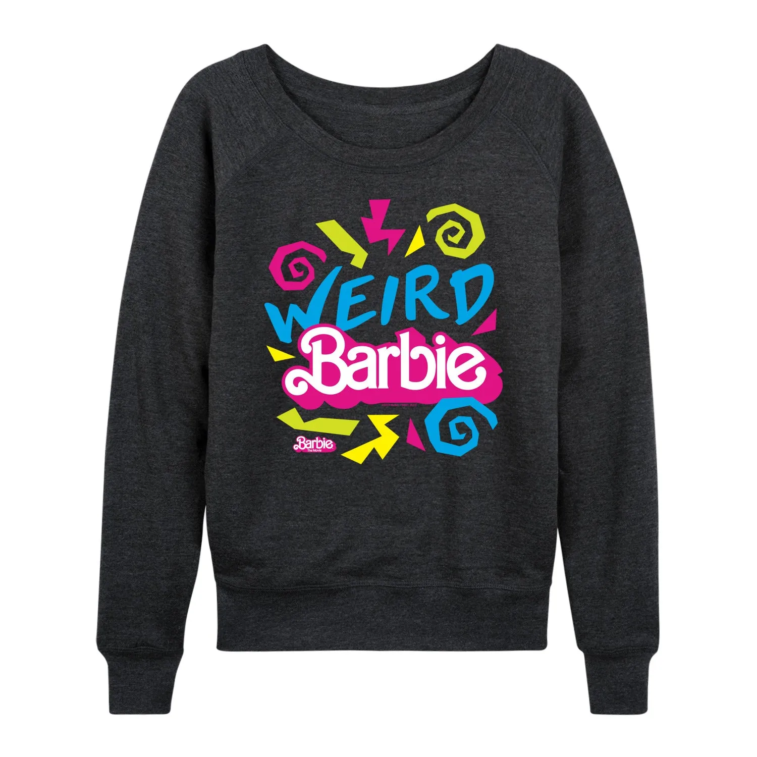 Barbie The Movie - Weird Barbie - Women's Lightweight French Terry Long Sleeve Shirt sold by Zulily product image thumbnail 4