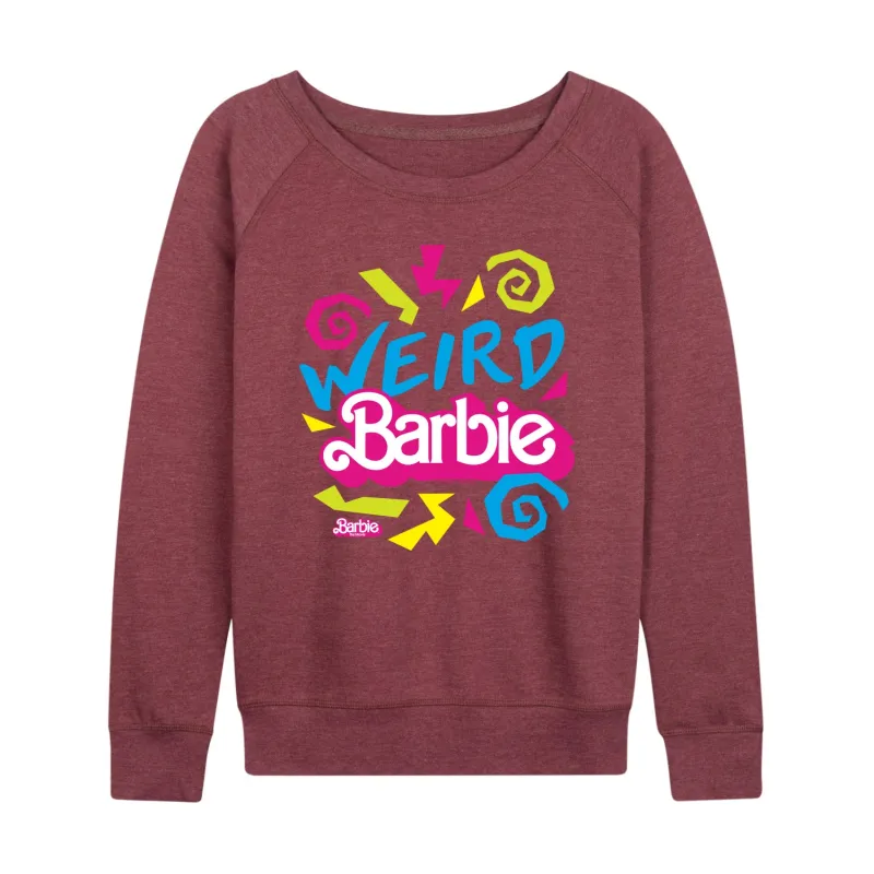 Barbie The Movie - Weird Barbie - Women's Lightweight French Terry Long Sleeve Shirt sold by Zulily