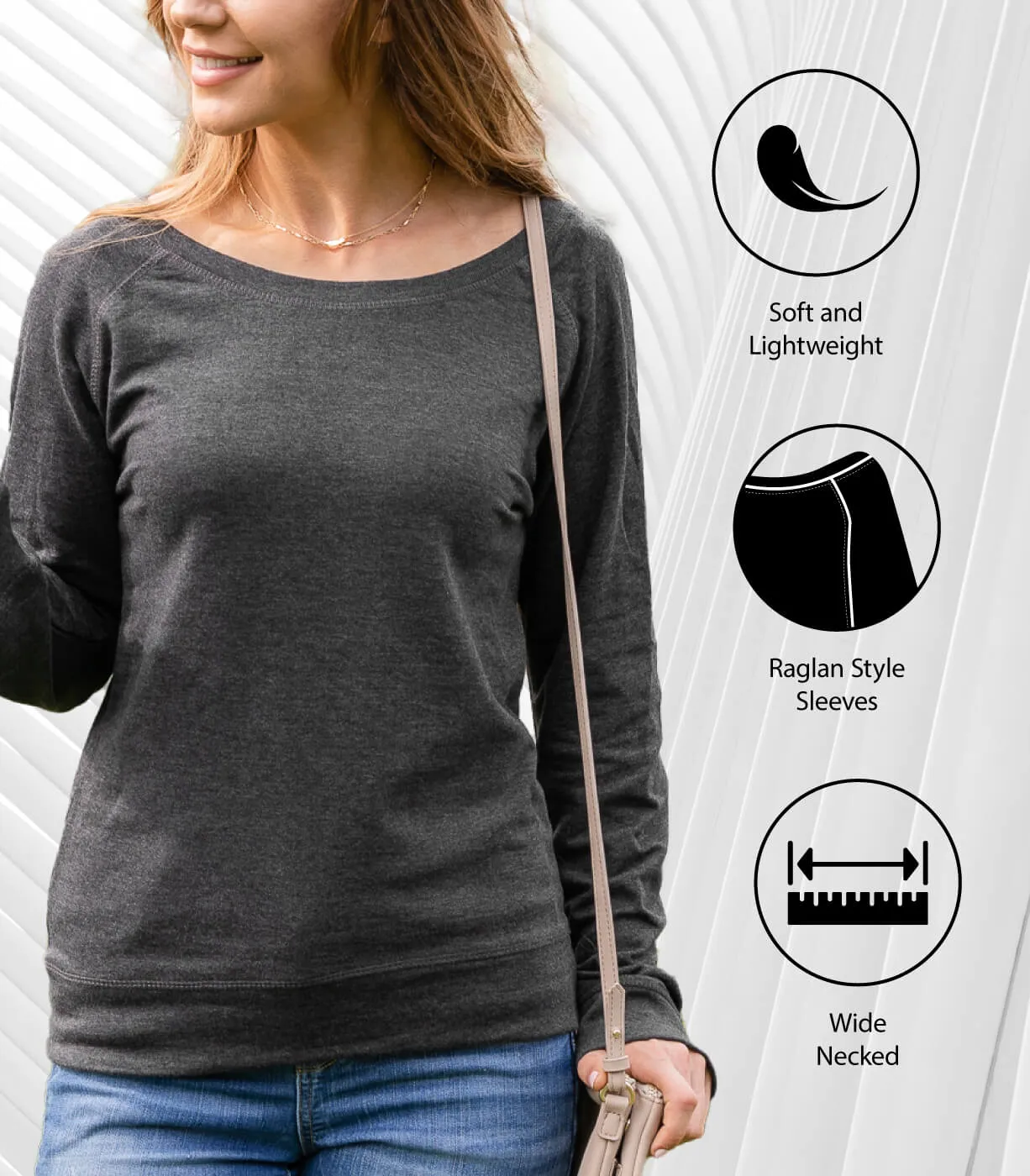 Barbie The Movie - Welcome To Barbie Land - Women's Lightweight French Terry Long Sleeve Shirt sold by Zulily product image thumbnail 3