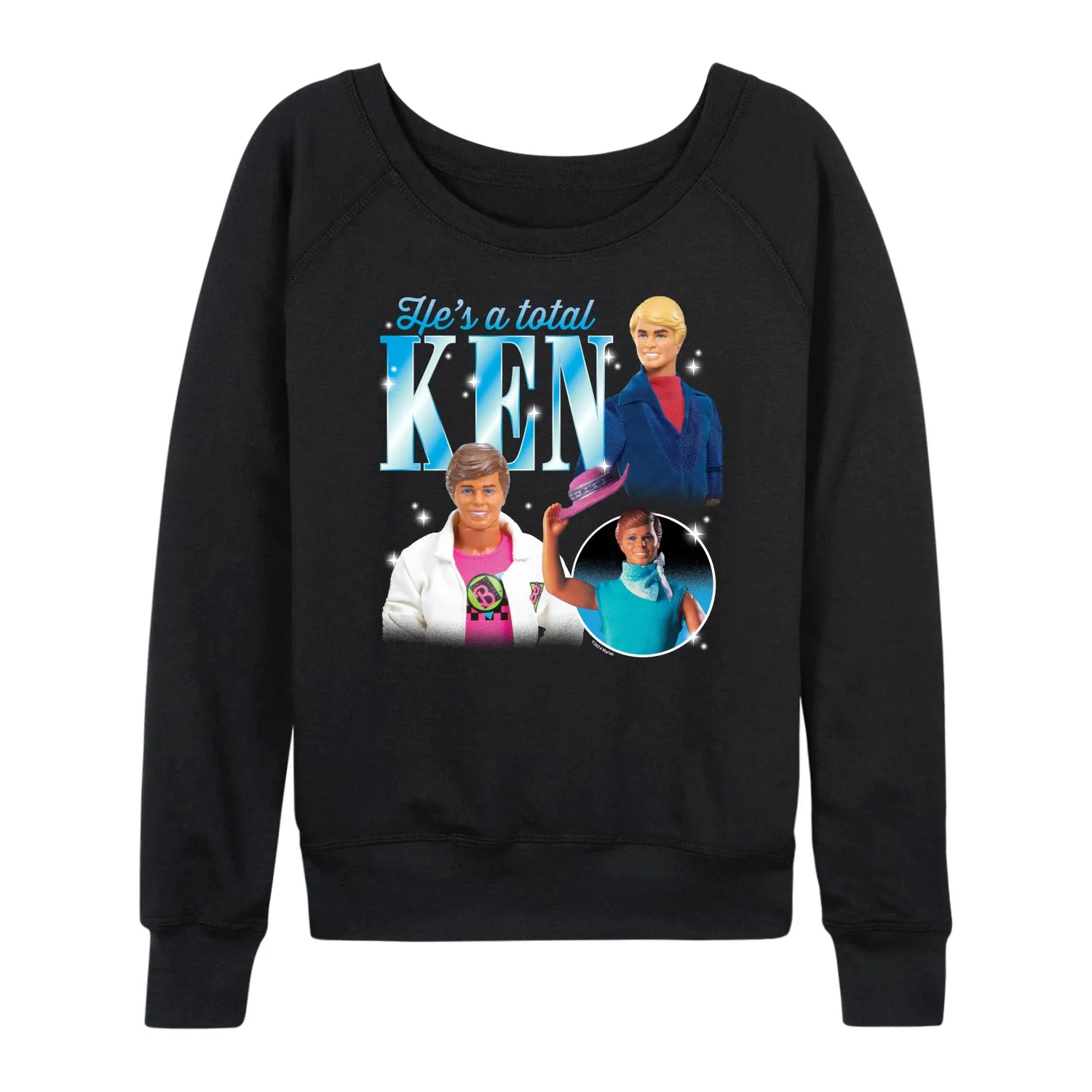 Barbie - Hes A Total Ken Group - Women's French Terry Long Sleeve Shirt sold by Zulily