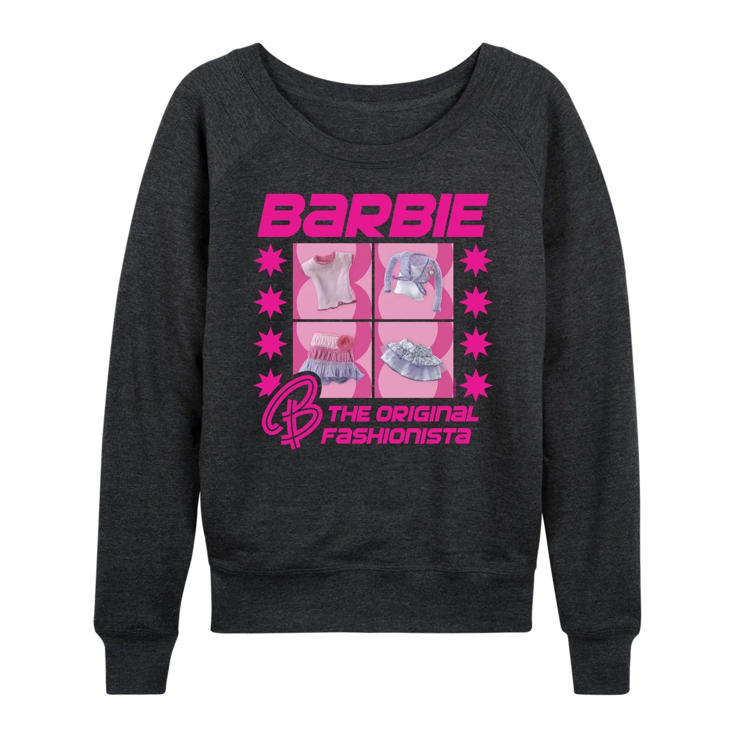 Barbie - Original Fashionista - Women's French Terry Long Sleeve Shirt sold by Zulily product image thumbnail 5