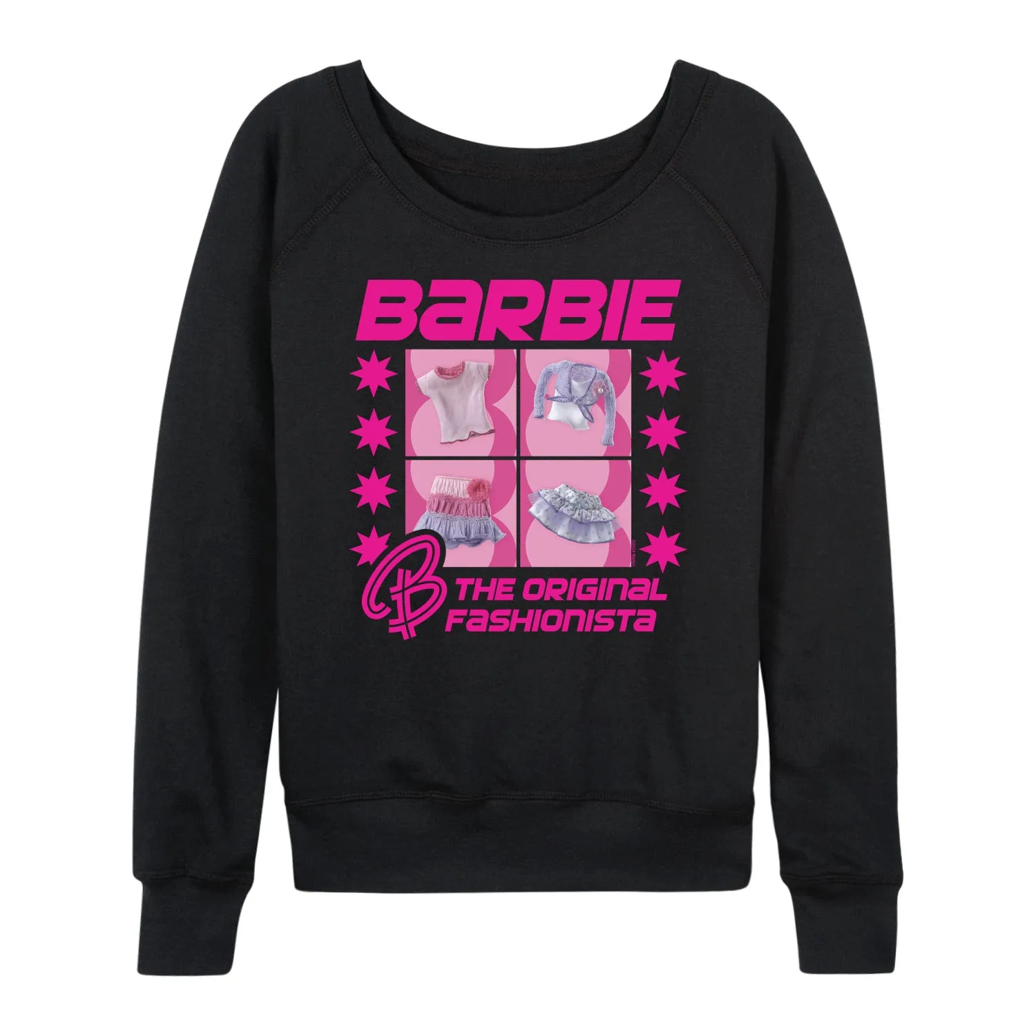 Barbie - Original Fashionista - Women's French Terry Long Sleeve Shirt sold by Zulily product image thumbnail 4