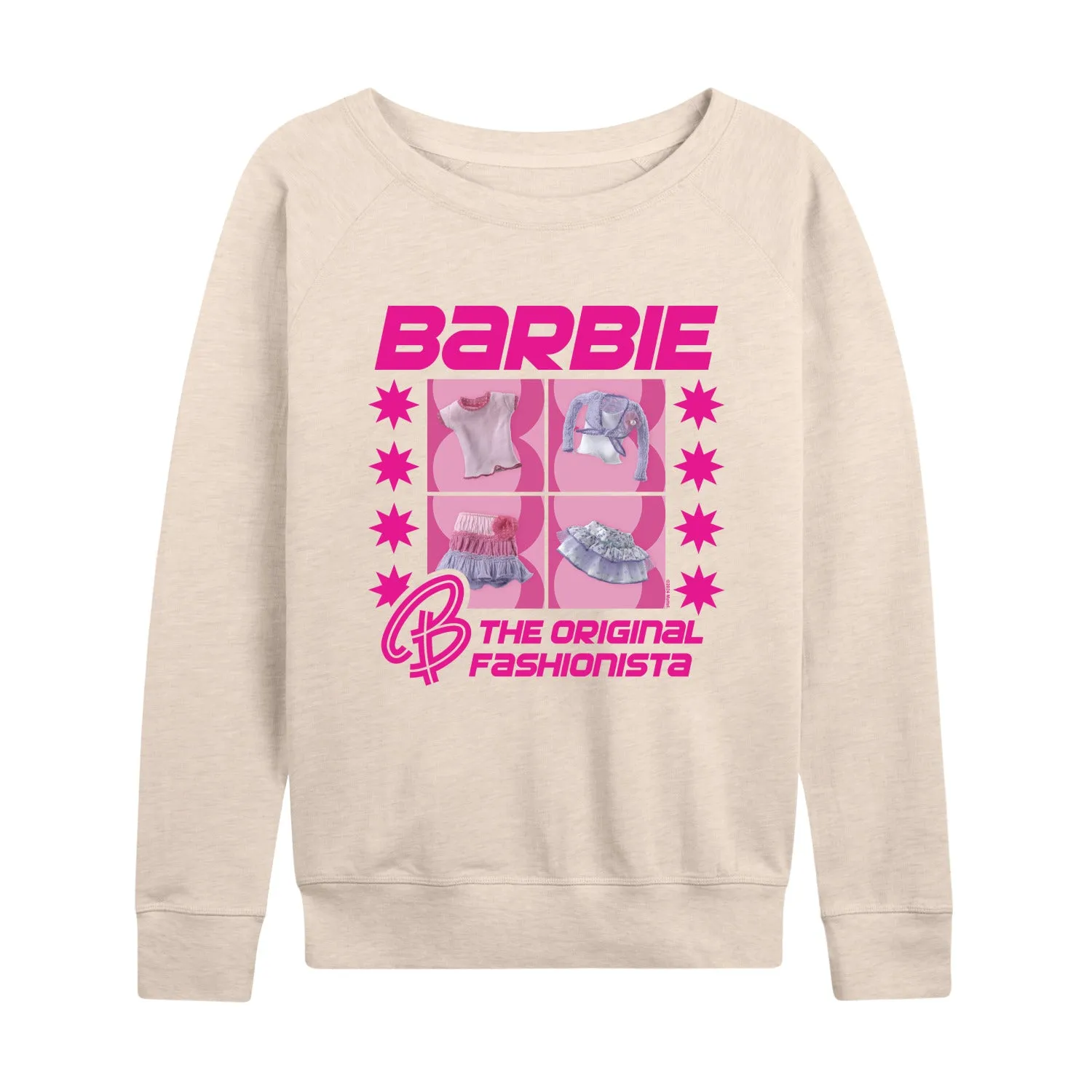 Barbie - Original Fashionista - Women's French Terry Long Sleeve Shirt sold by Zulily