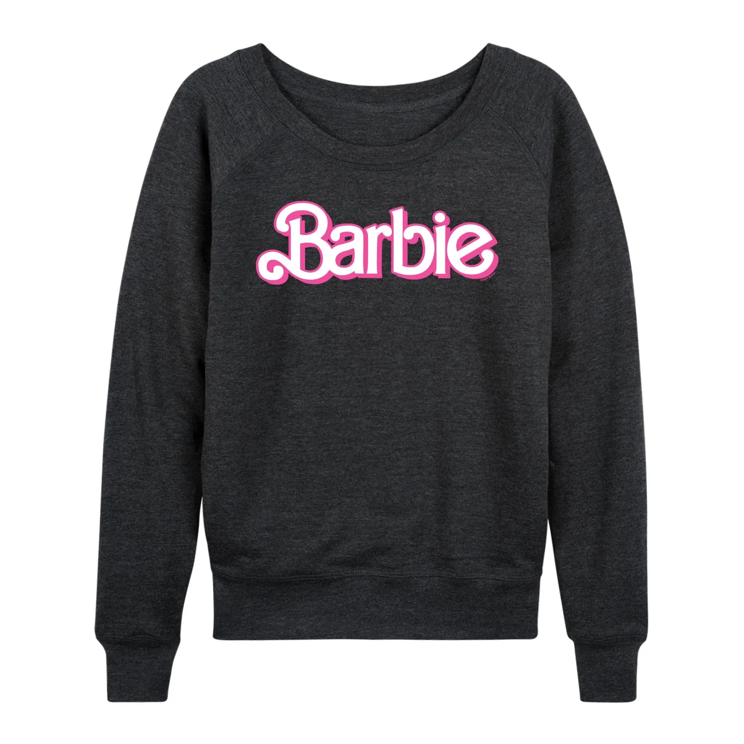 Barbie - Logo Retro-Women's French Terry Long Sleeve Shirt sold by Zulily product image thumbnail 4