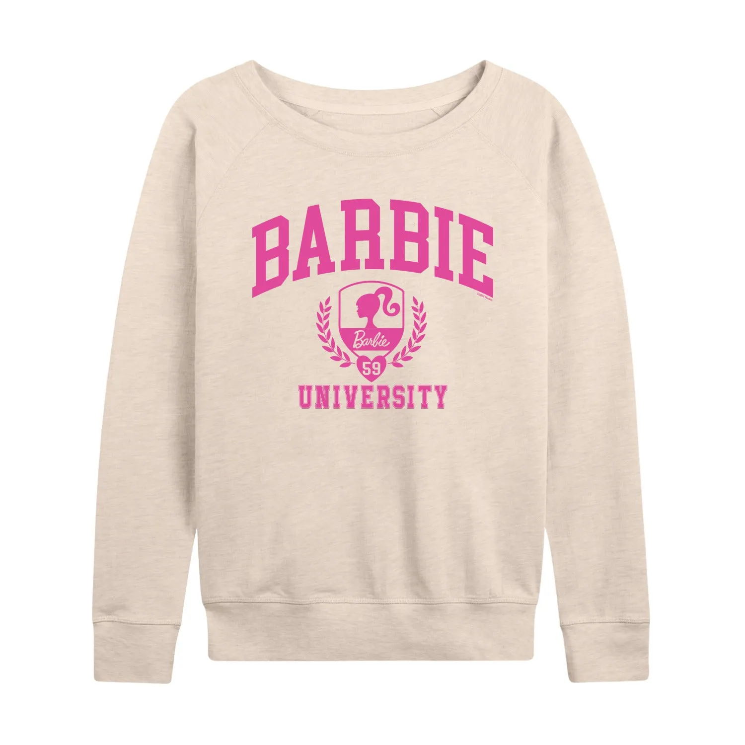 Barbie - - Women's French Terry Long Sleeve Shirt sold by Zulily