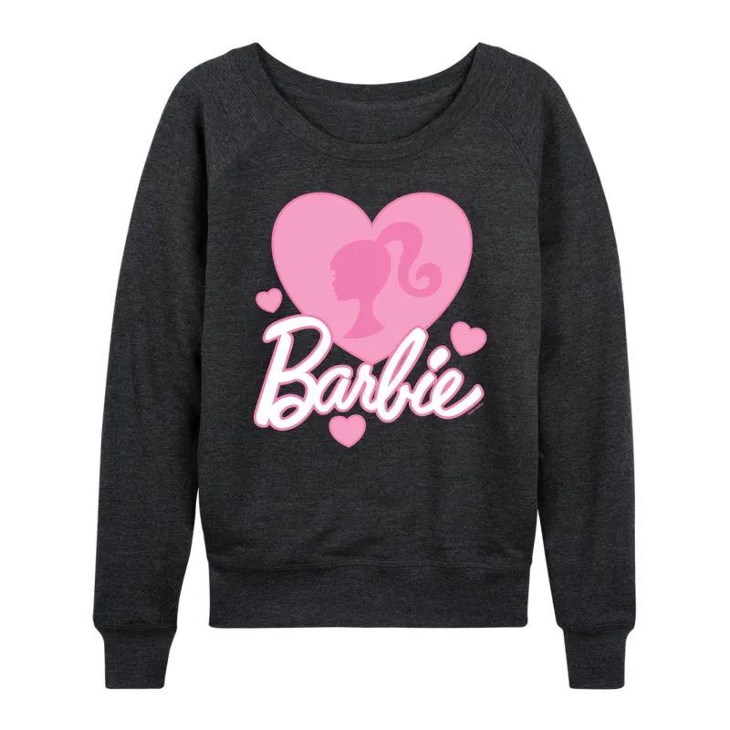 Barbie -  - Women's French Terry Long Sleeve Shirt sold by Zulily