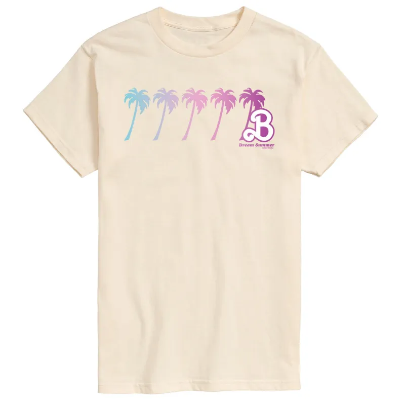 Barbie - Dream Summer Palm Trees - Men's Short Sleeve Graphic T-Shirt sold by Zulily
