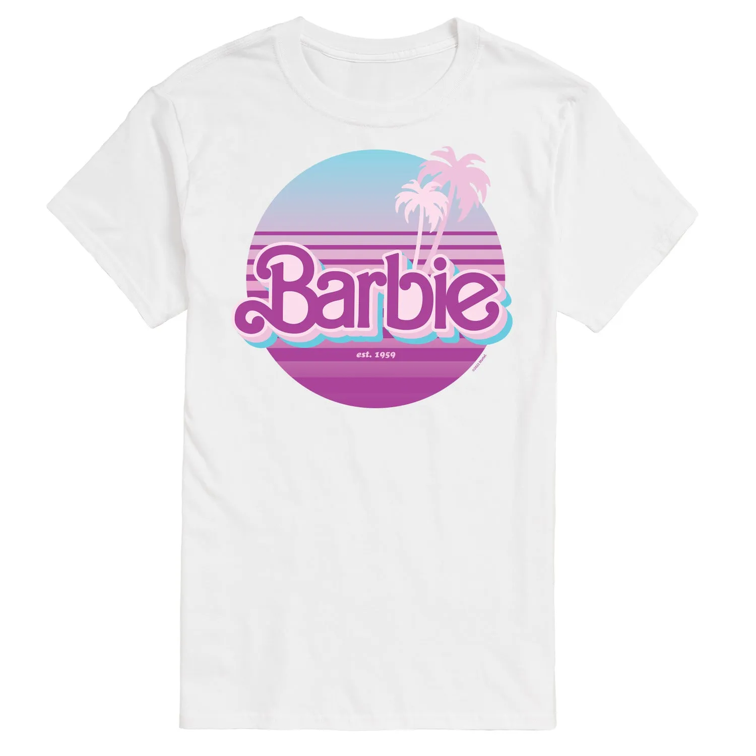 Barbie - Retro Summer Sunset - Men's Short Sleeve Graphic T-Shirt sold by Zulily product image thumbnail 5