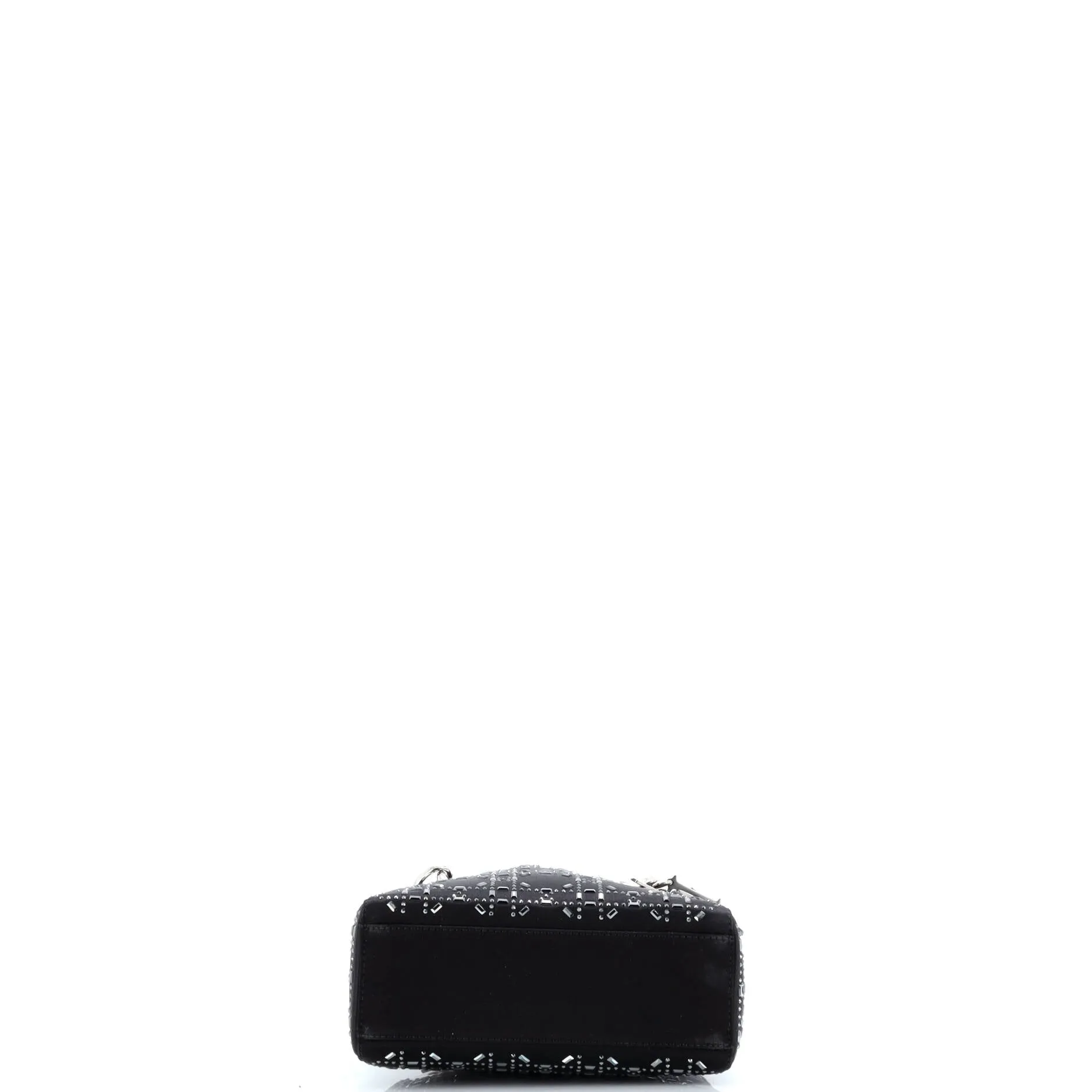 Christian Dior Pre-Loved Lady Dior Crystal Embellished Cannage Quilt Satin Mini Bags sold by Zulily product image thumbnail 4