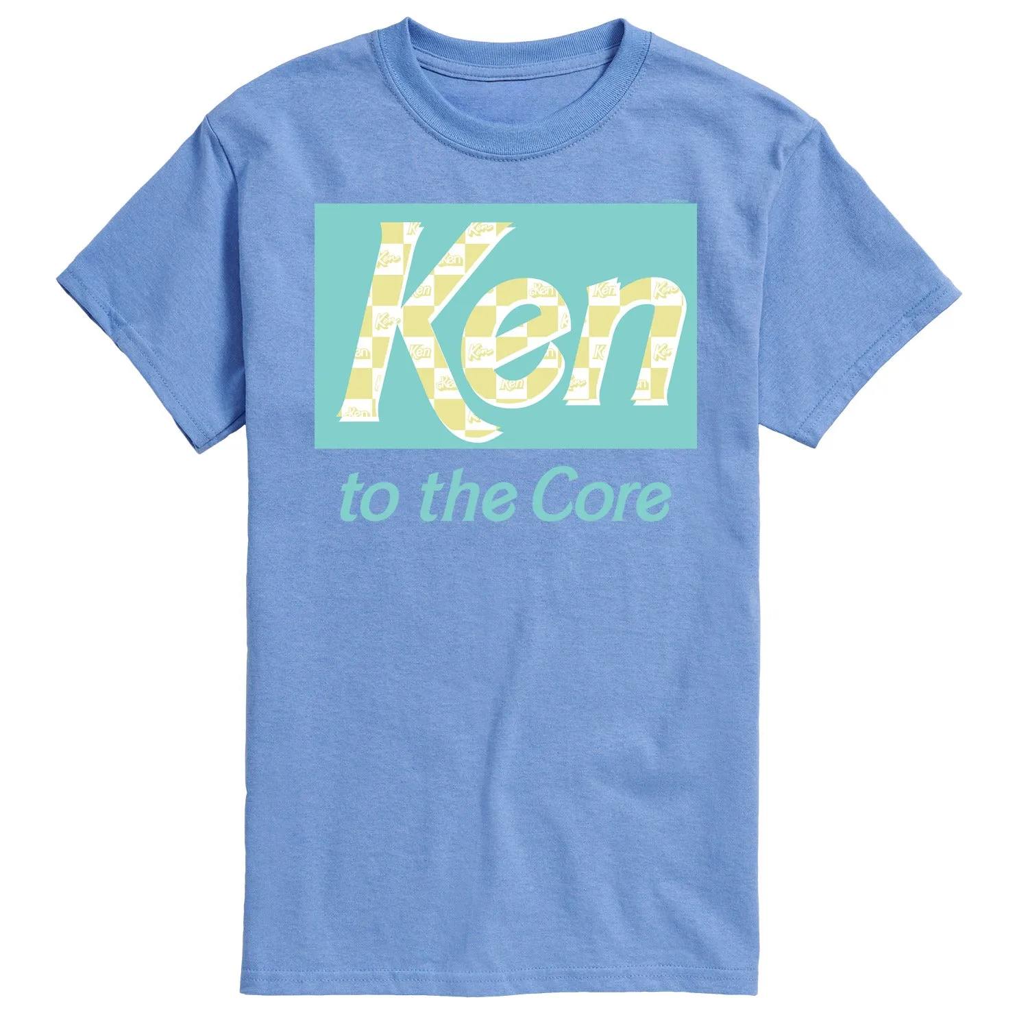 Barbie - Ken to the Core - Checked Style - Men's Short Sleeve Graphic T-Shirt sold by Zulily