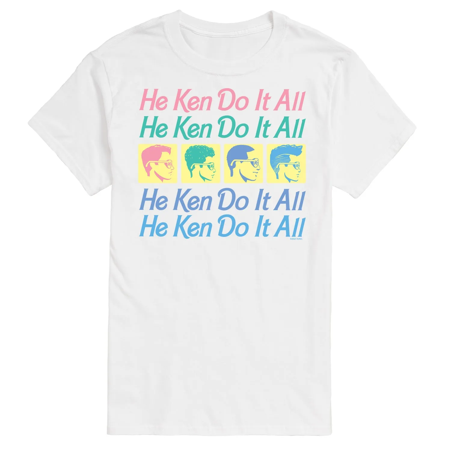 Barbie - He Ken Can Do It All Stacked - Men's Short Sleeve Graphic T-Shirt sold by Zulily product image thumbnail 5