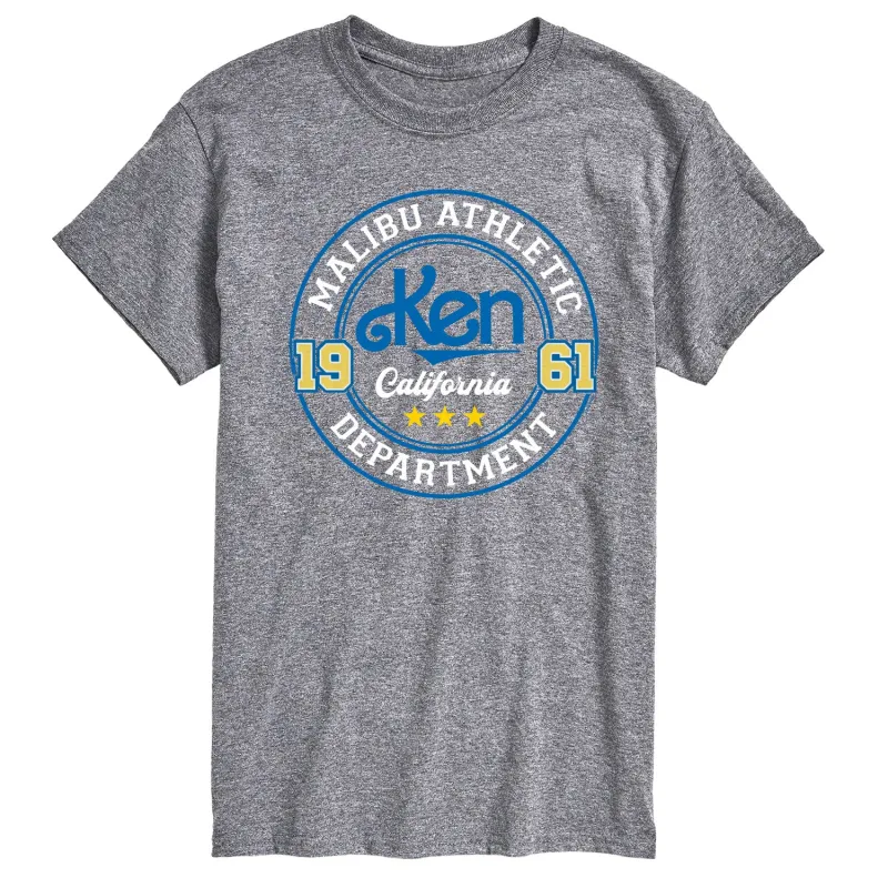 Men's Barbie Malibu Athletic Dept Ken Short Sleeve Tee sold by Zulily