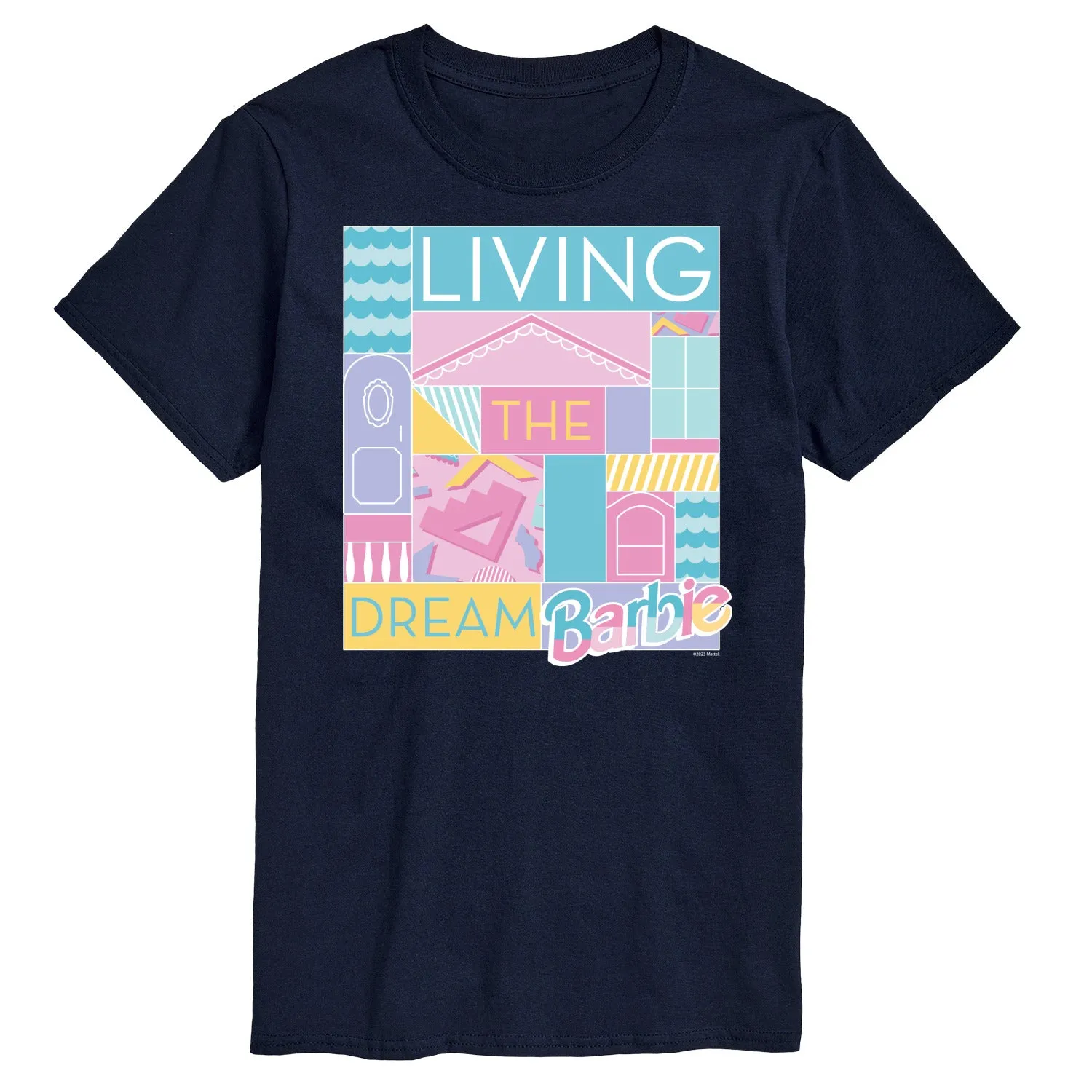 Barbie - Loving & Living the Dream - Men's Short Sleeve Graphic T-Shirt sold by Zulily product image thumbnail 4